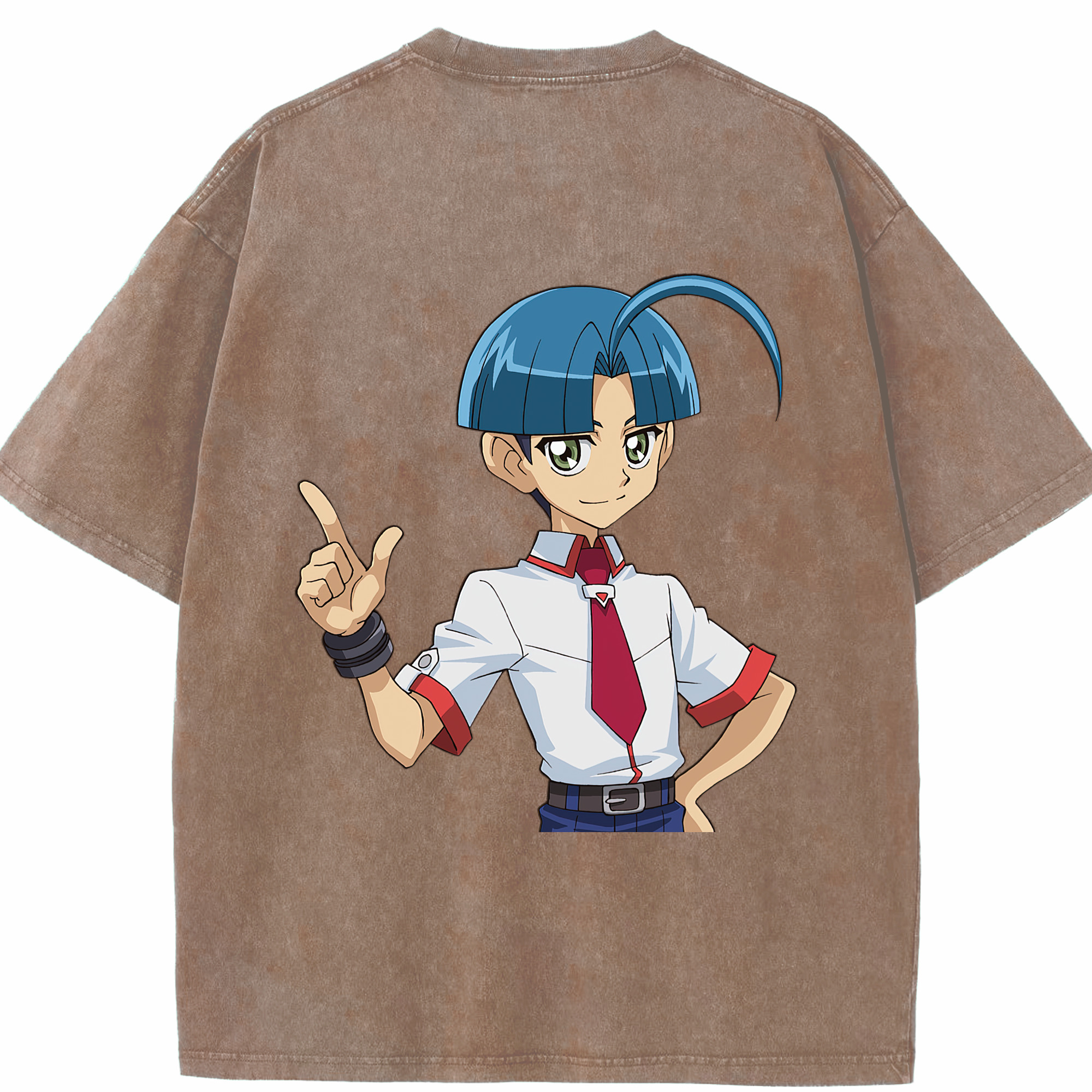 （画像用） 遊☆戯☆王 Yu-Gi-Oh! 綿100% ヴィンテージ風 半袖Tシャツ（背面プリント）
