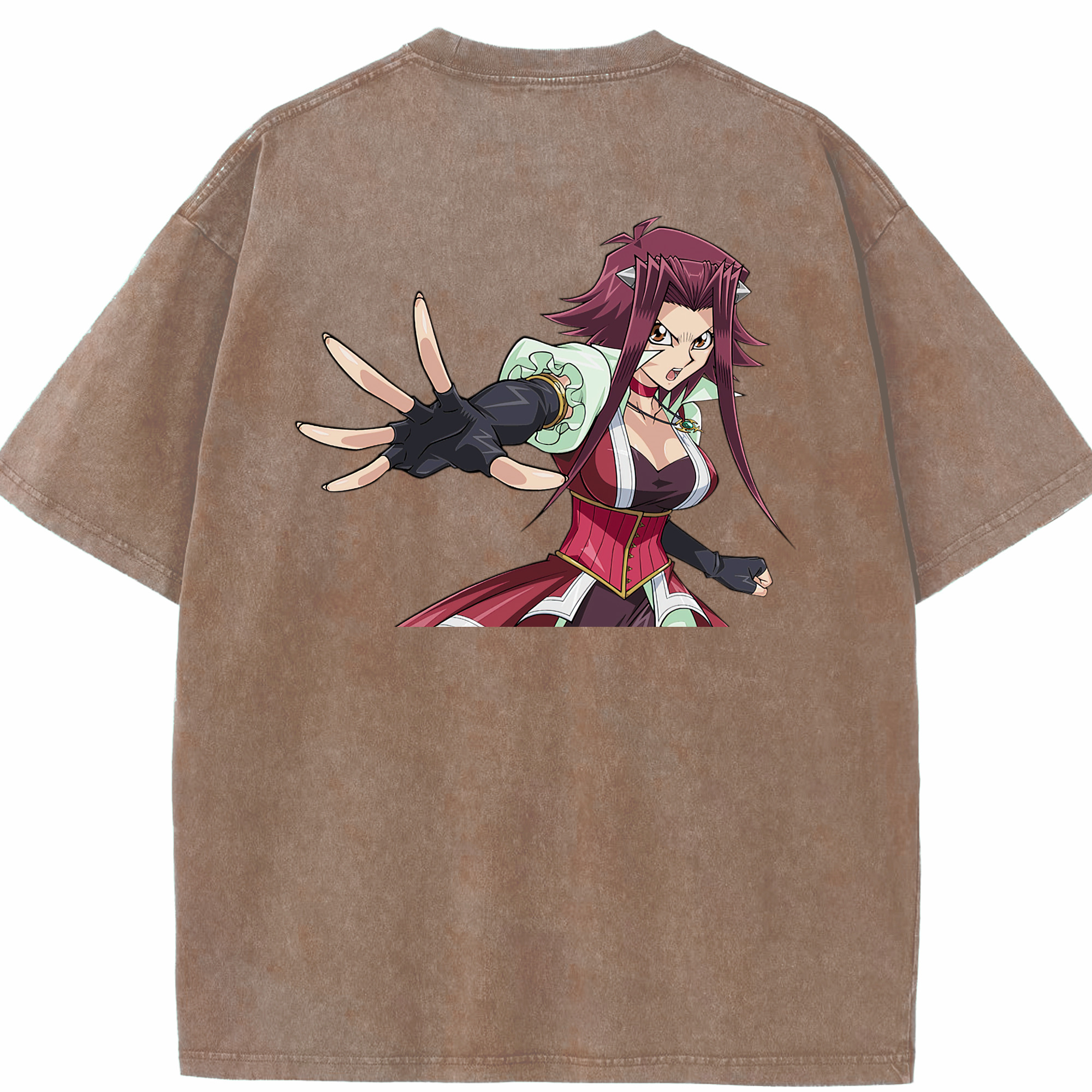 （画像用） 遊☆戯☆王 Yu-Gi-Oh! 綿100% ヴィンテージ風 半袖Tシャツ（背面プリント）