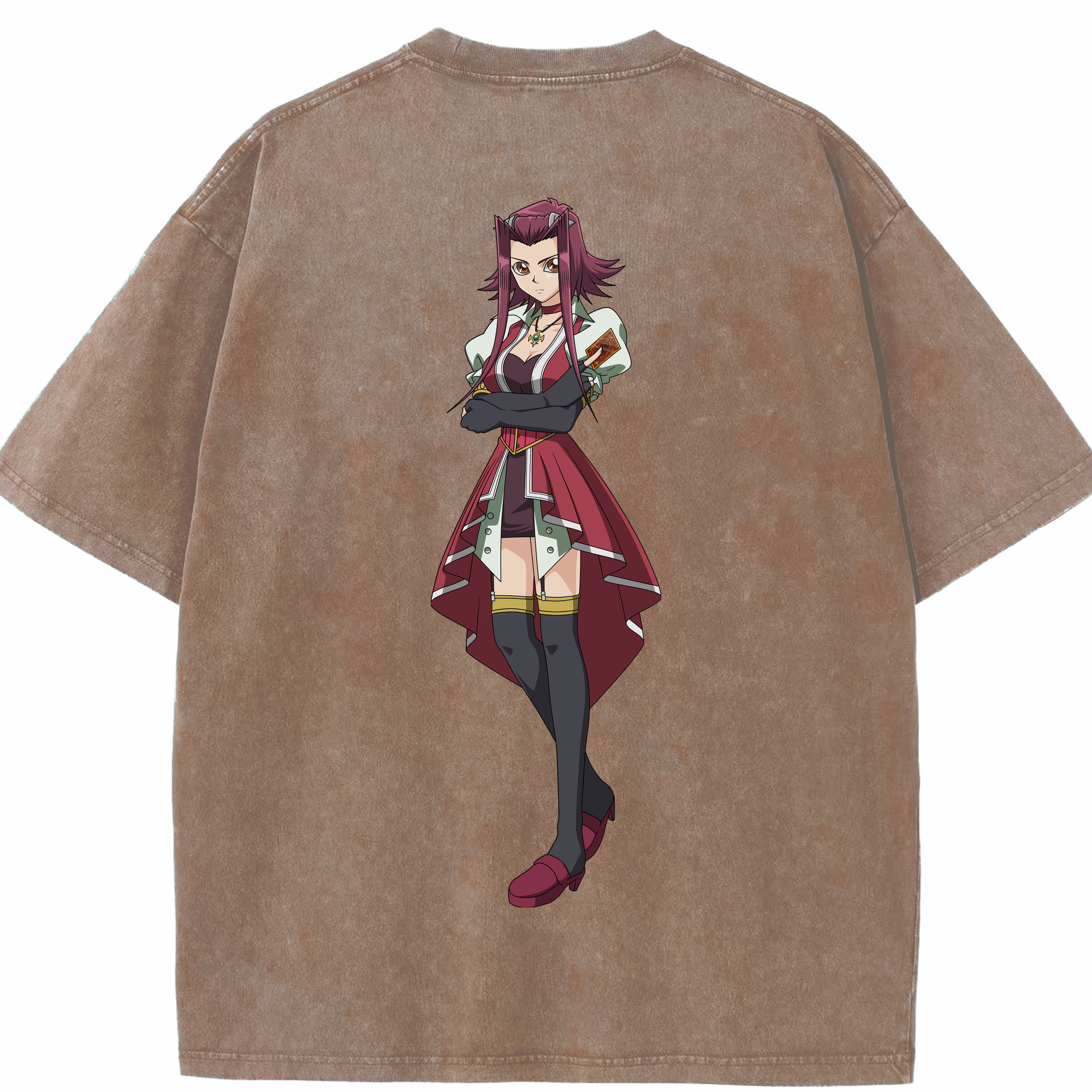 （画像用） 遊☆戯☆王 Yu-Gi-Oh! 綿100% ヴィンテージ風 半袖Tシャツ（背面プリント）