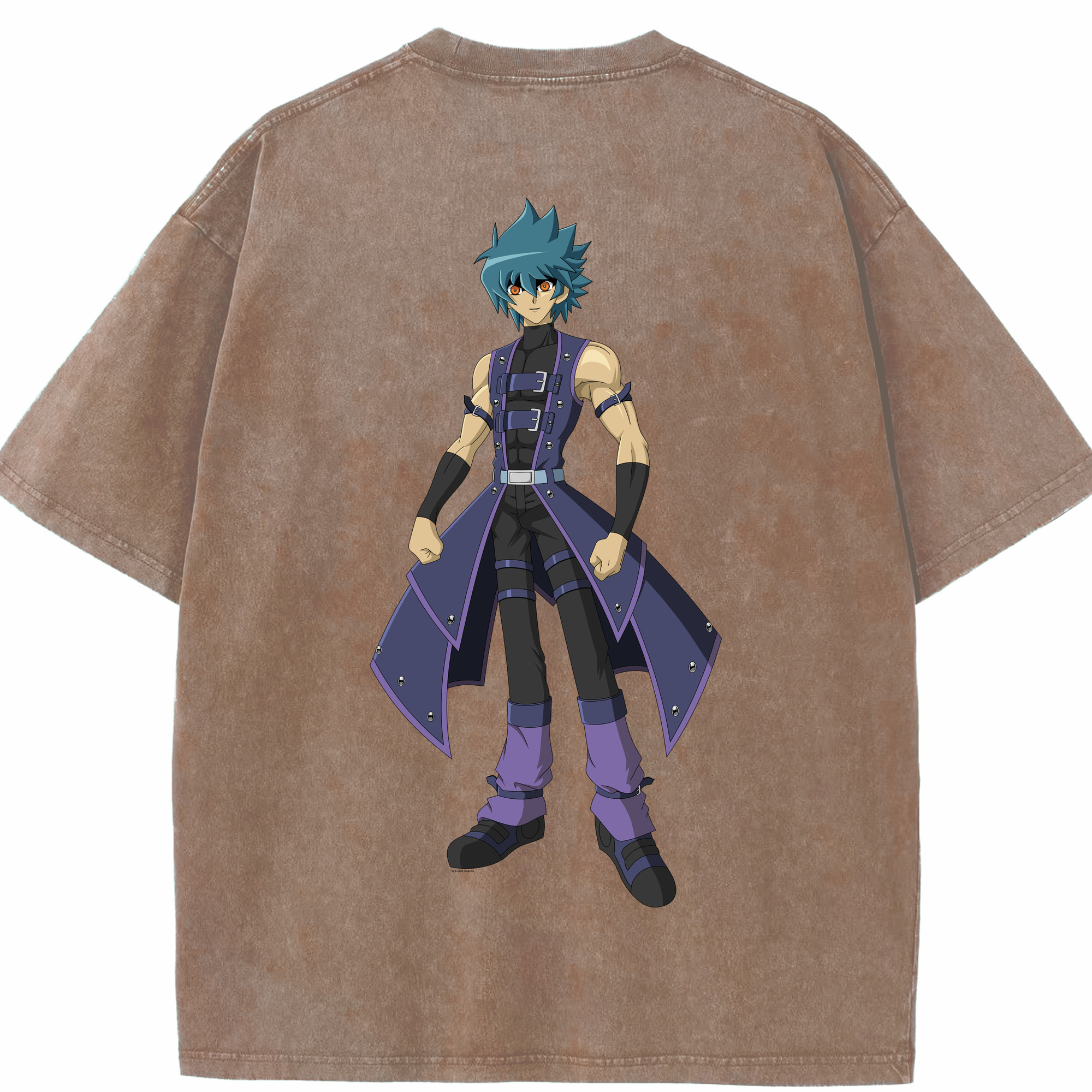 （画像用） 遊☆戯☆王 Yu-Gi-Oh! 綿100% ヴィンテージ風 半袖Tシャツ（背面プリント）