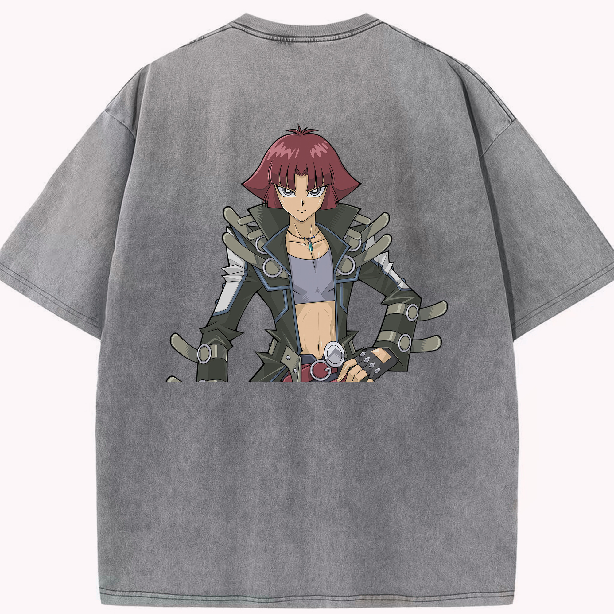 （画像用） 遊☆戯☆王 Yu-Gi-Oh! 綿100% ヴィンテージ風 半袖Tシャツ（背面プリント）