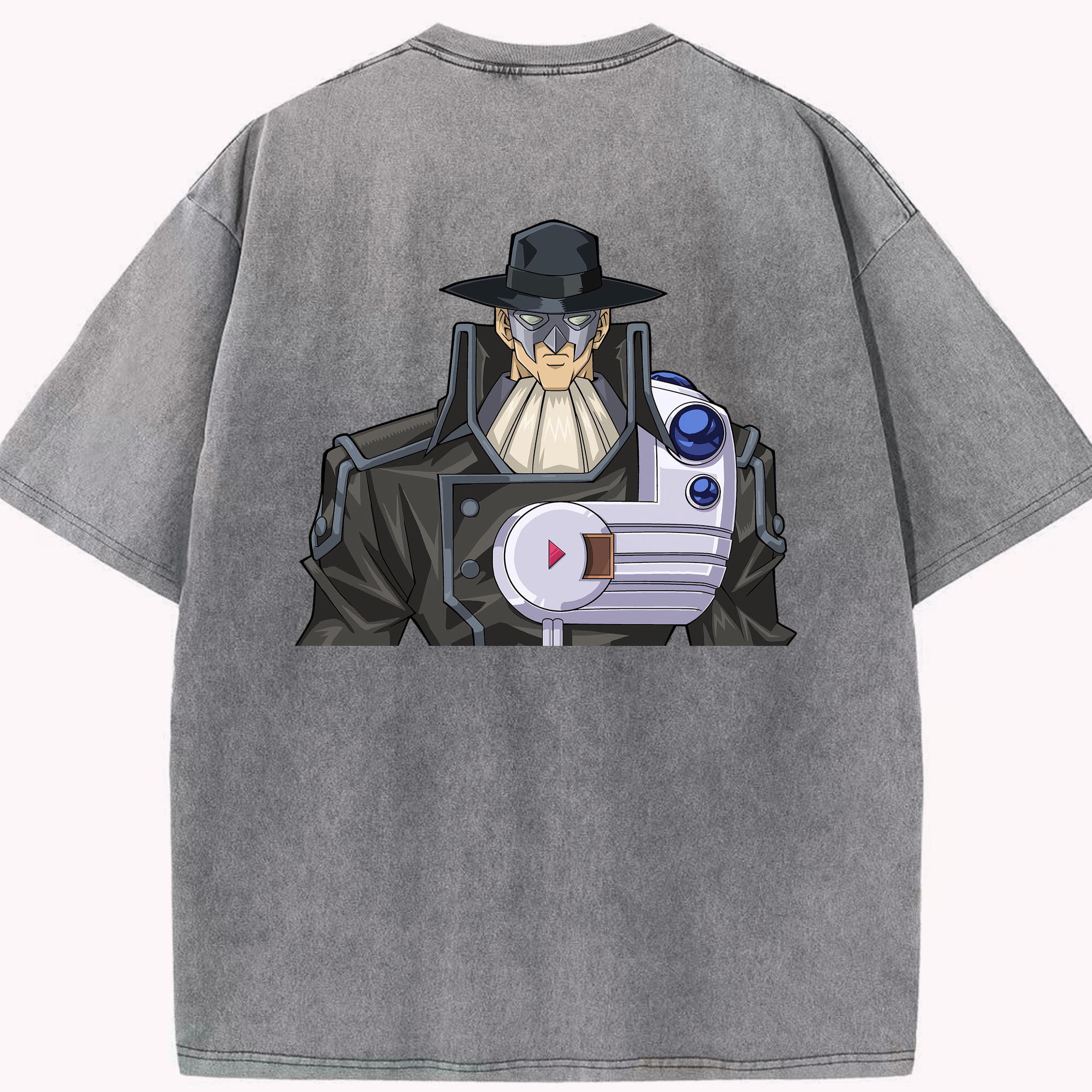 （画像用） 遊☆戯☆王 Yu-Gi-Oh! 綿100% ヴィンテージ風 半袖Tシャツ（背面プリント）