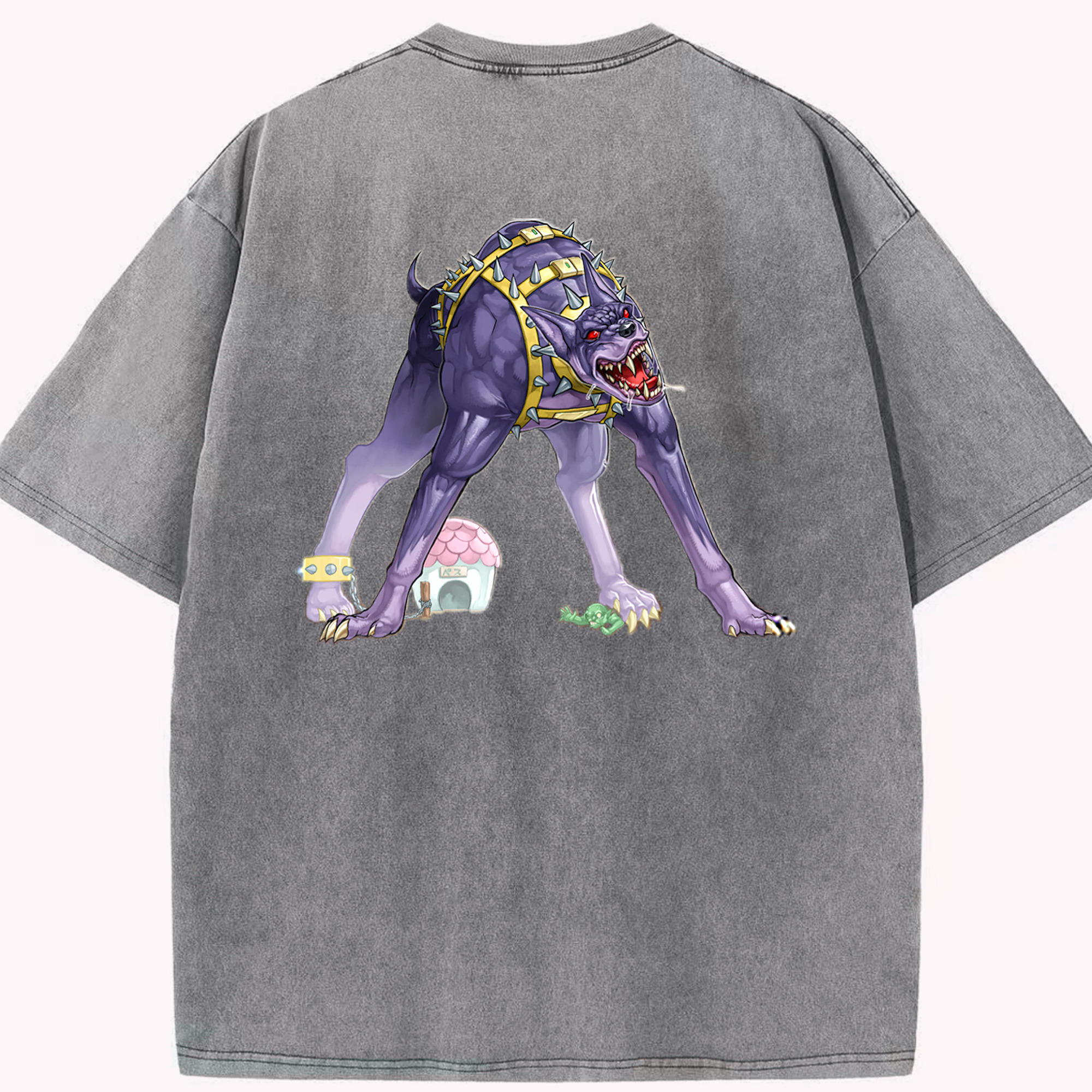 （画像用） 遊☆戯☆王 Yu-Gi-Oh! 綿100% ヴィンテージ風 半袖Tシャツ（背面プリント）