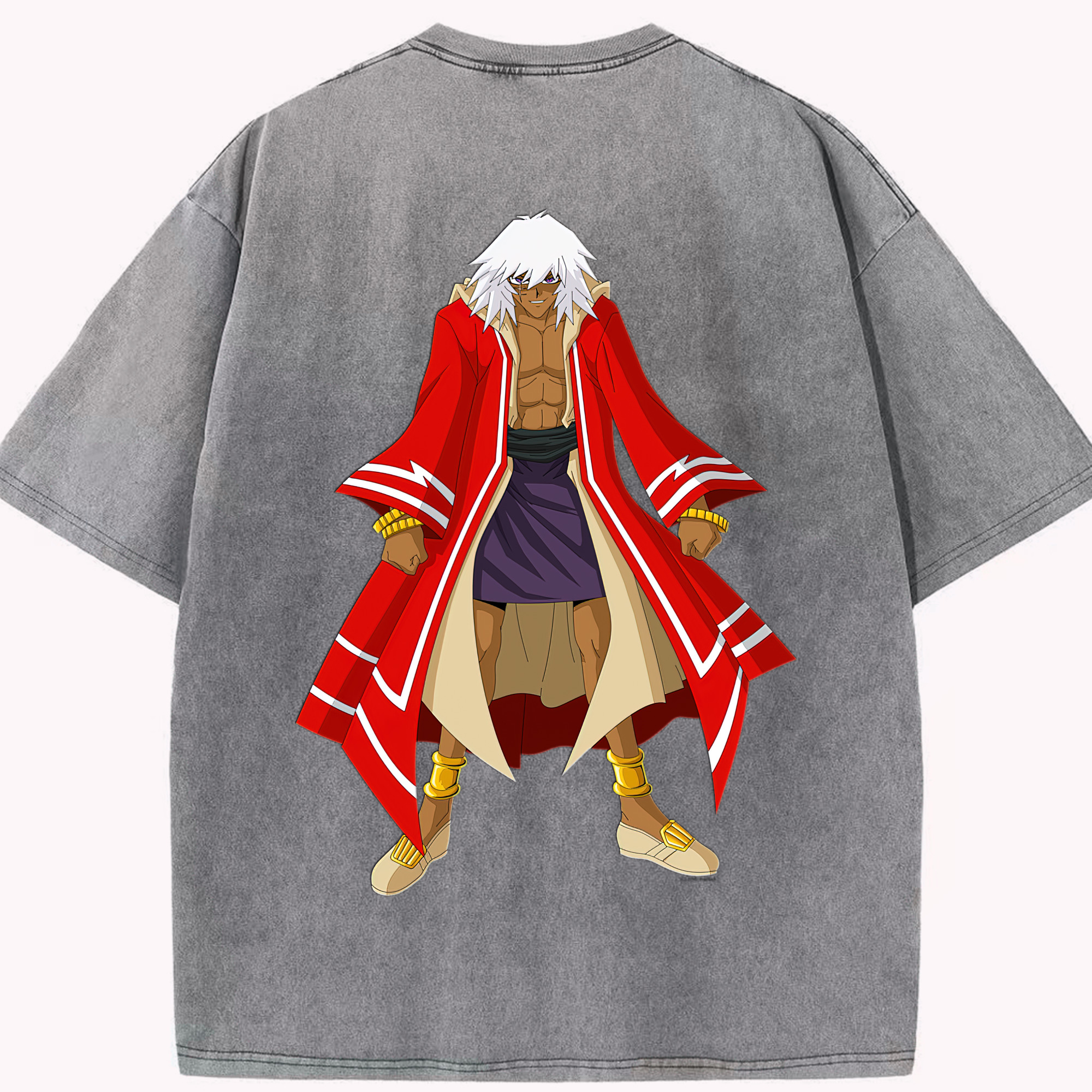 （画像用） 遊☆戯☆王 Yu-Gi-Oh! 綿100% ヴィンテージ風 半袖Tシャツ（背面プリント）