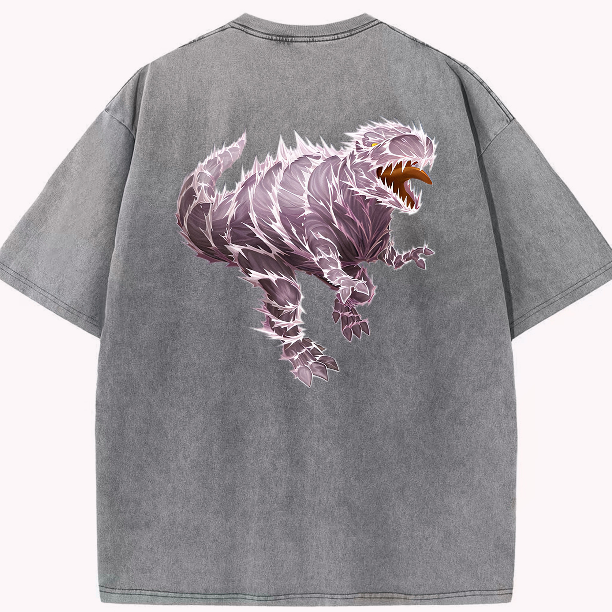 （画像用） 遊☆戯☆王 Yu-Gi-Oh! 綿100% ヴィンテージ風 半袖Tシャツ（背面プリント）