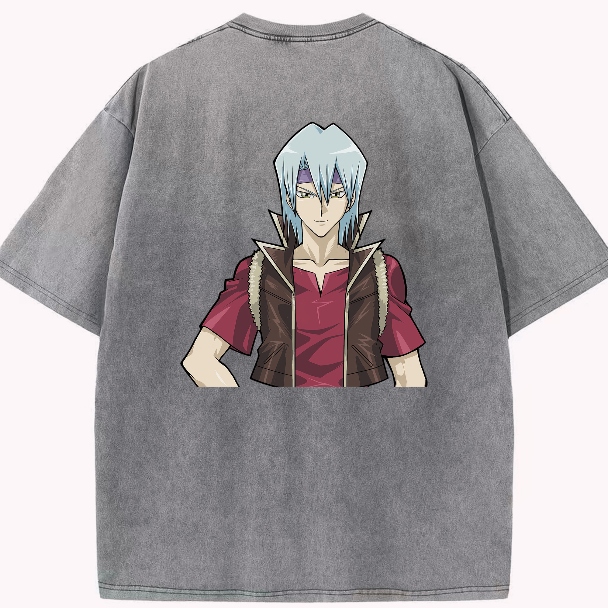 （画像用） 遊☆戯☆王 Yu-Gi-Oh! 綿100% ヴィンテージ風 半袖Tシャツ（背面プリント）