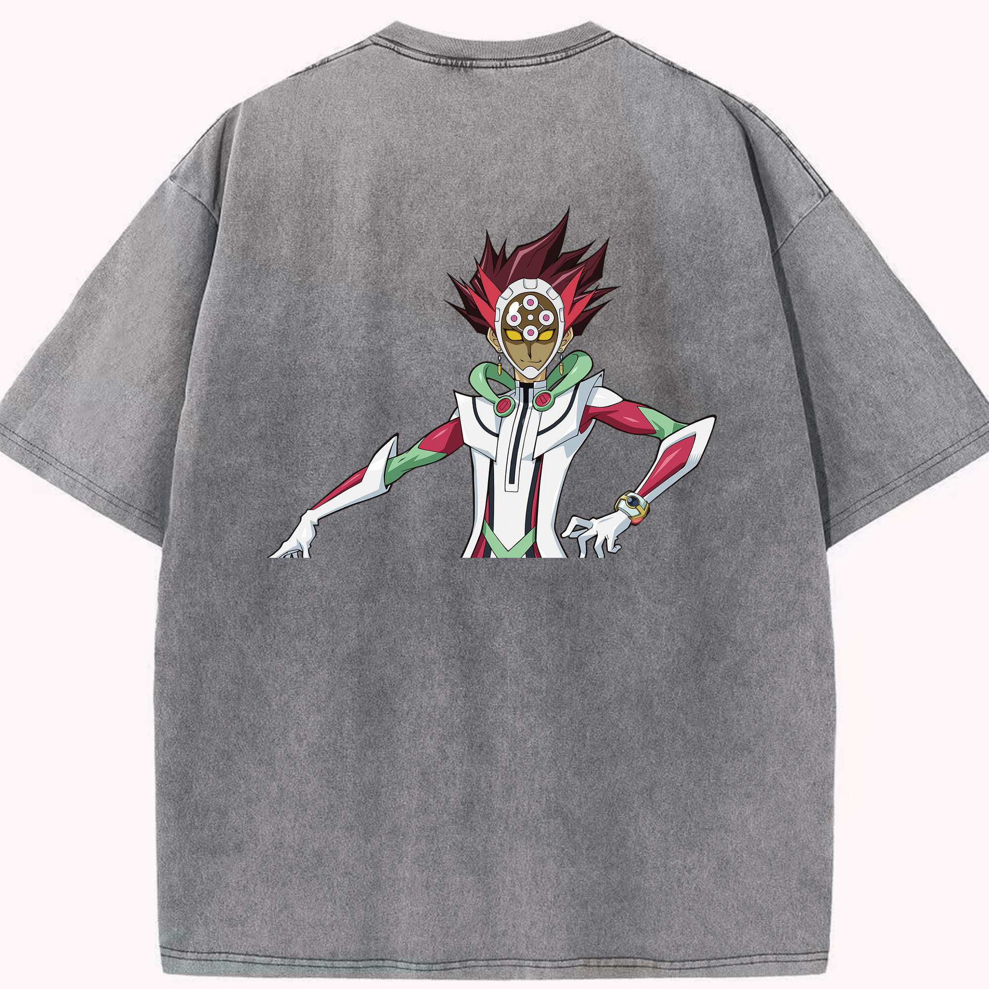 （画像用） 遊☆戯☆王 Yu-Gi-Oh! 綿100% ヴィンテージ風 半袖Tシャツ（背面プリント）