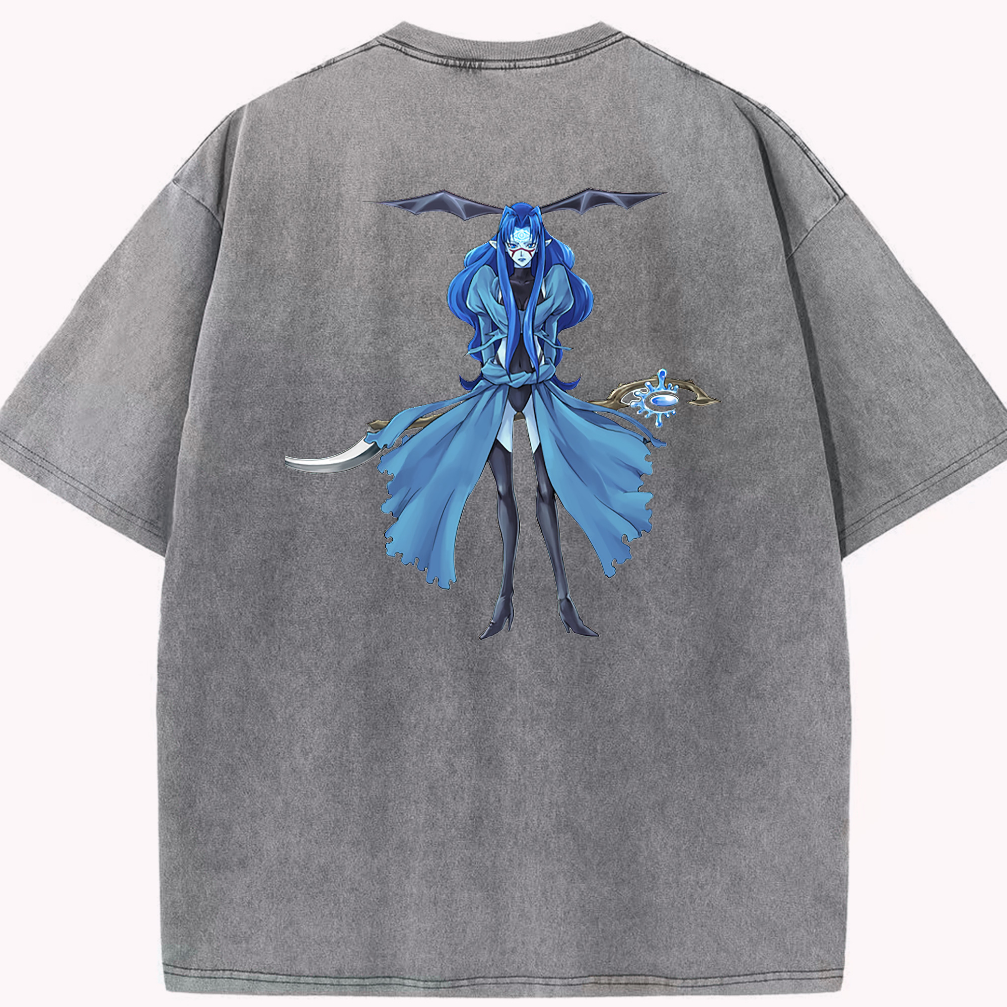 （画像用） 遊☆戯☆王 Yu-Gi-Oh! 綿100% ヴィンテージ風 半袖Tシャツ（背面プリント）