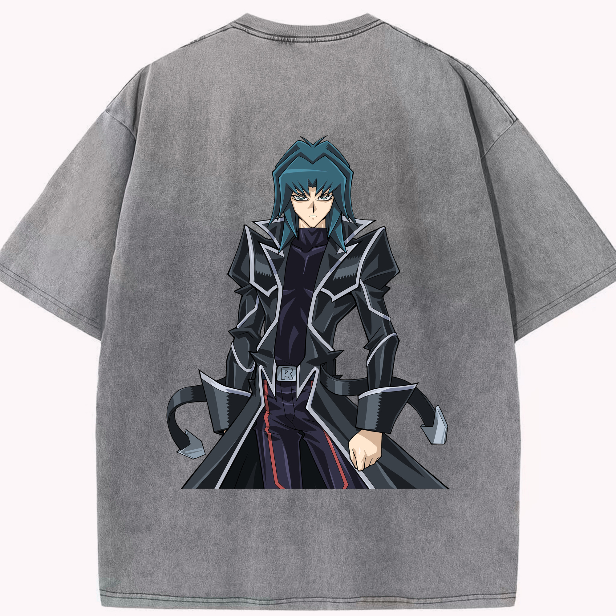 （画像用） 遊☆戯☆王 Yu-Gi-Oh! 綿100% ヴィンテージ風 半袖Tシャツ（背面プリント）