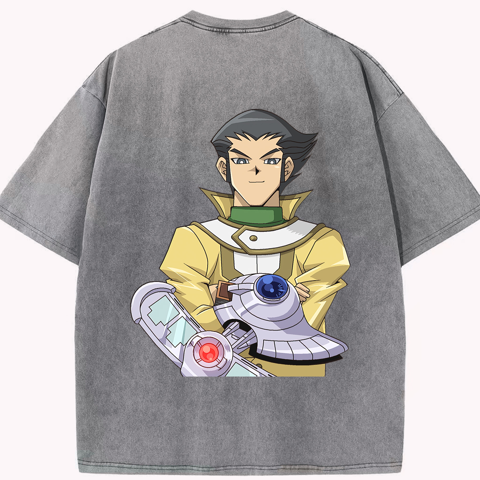 （画像用） 遊☆戯☆王 Yu-Gi-Oh! 綿100% ヴィンテージ風 半袖Tシャツ（背面プリント）