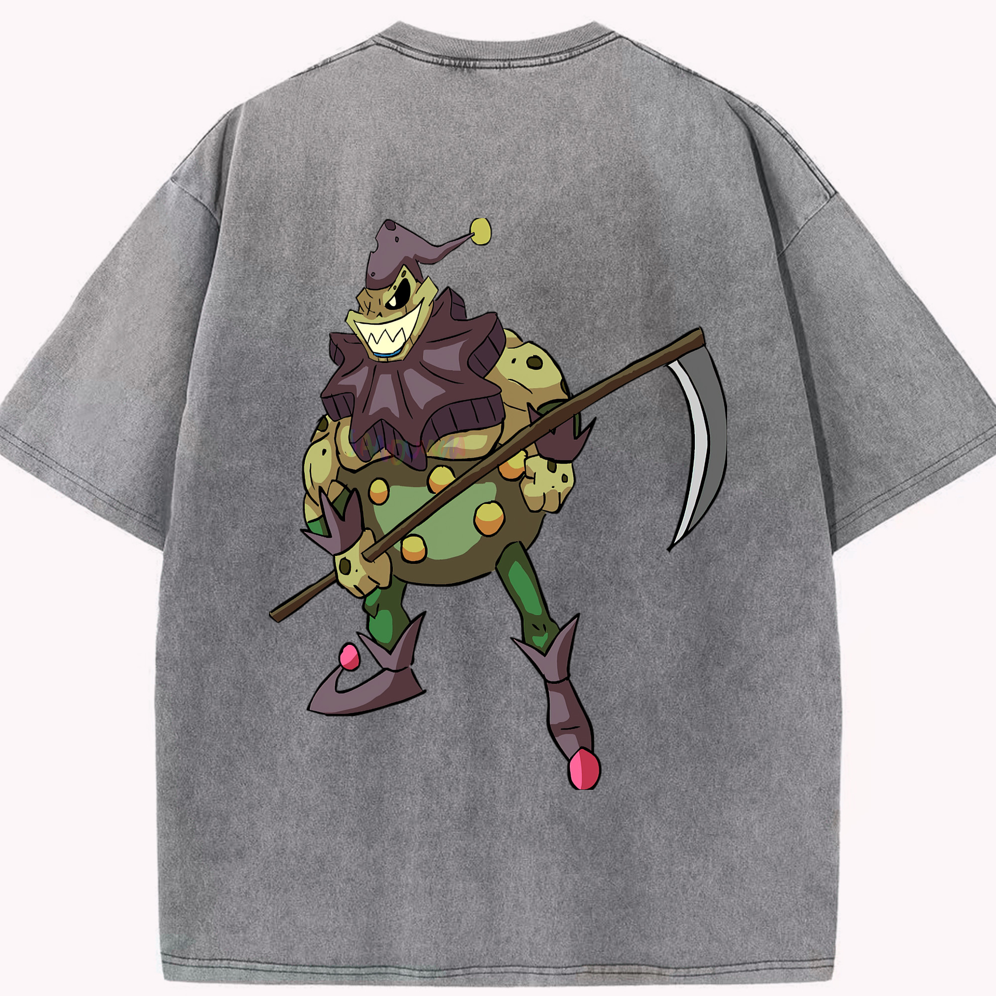（画像用） 遊☆戯☆王 Yu-Gi-Oh! 綿100% ヴィンテージ風 半袖Tシャツ（背面プリント）
