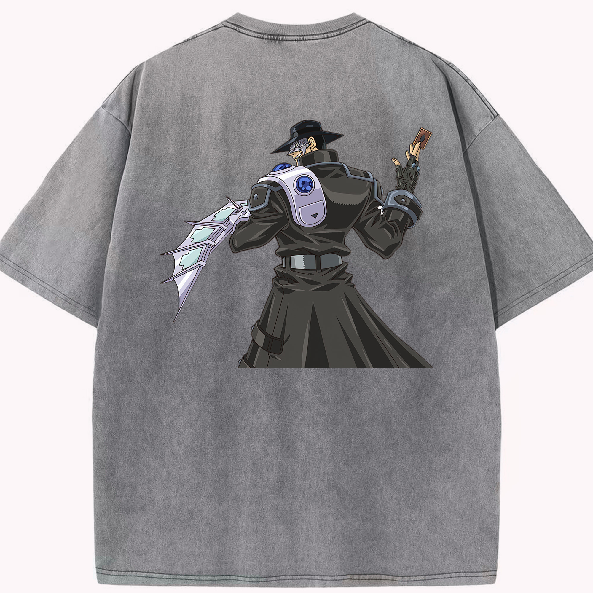 （画像用） 遊☆戯☆王 Yu-Gi-Oh! 綿100% ヴィンテージ風 半袖Tシャツ（背面プリント）