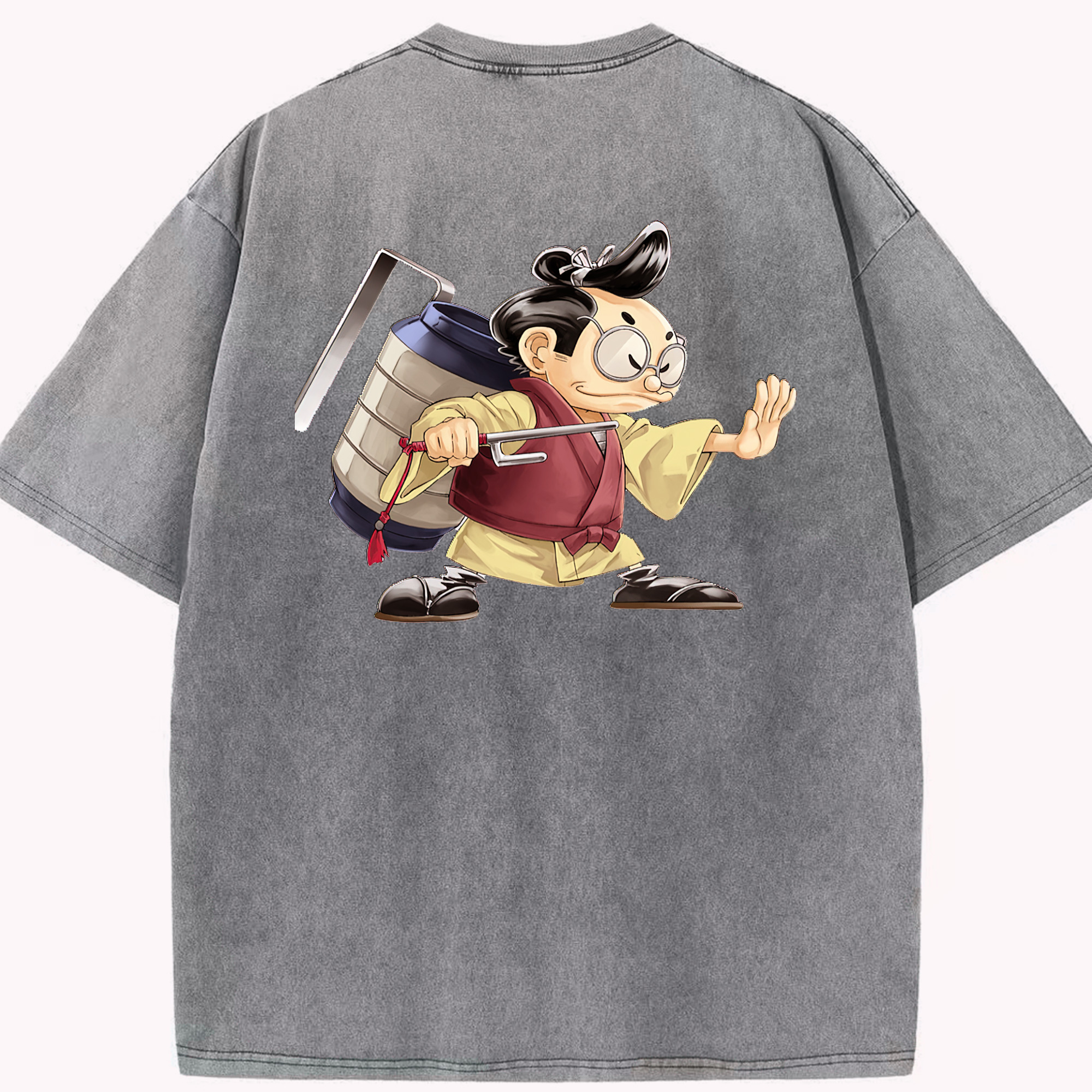 （画像用） 遊☆戯☆王 Yu-Gi-Oh! 綿100% ヴィンテージ風 半袖Tシャツ（背面プリント）