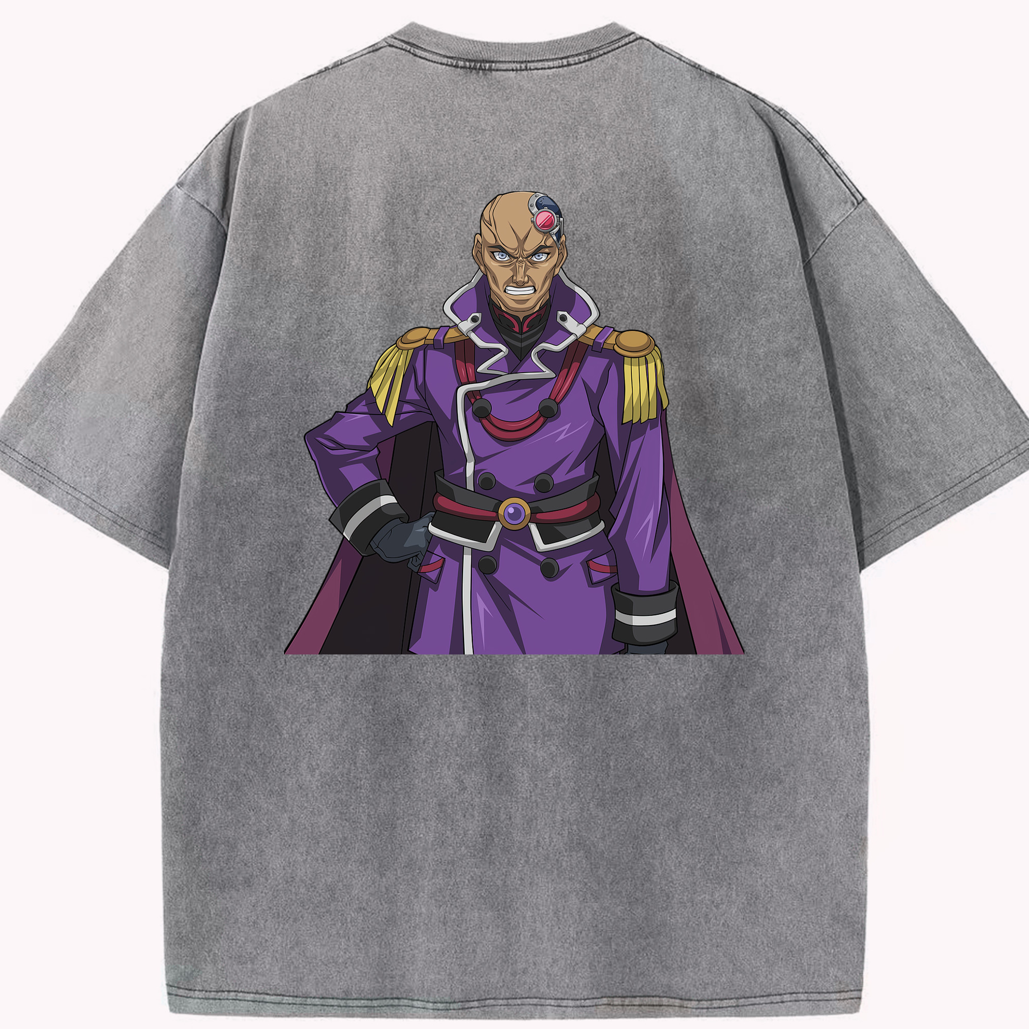 （画像用） 遊☆戯☆王 Yu-Gi-Oh! 綿100% ヴィンテージ風 半袖Tシャツ（背面プリント）