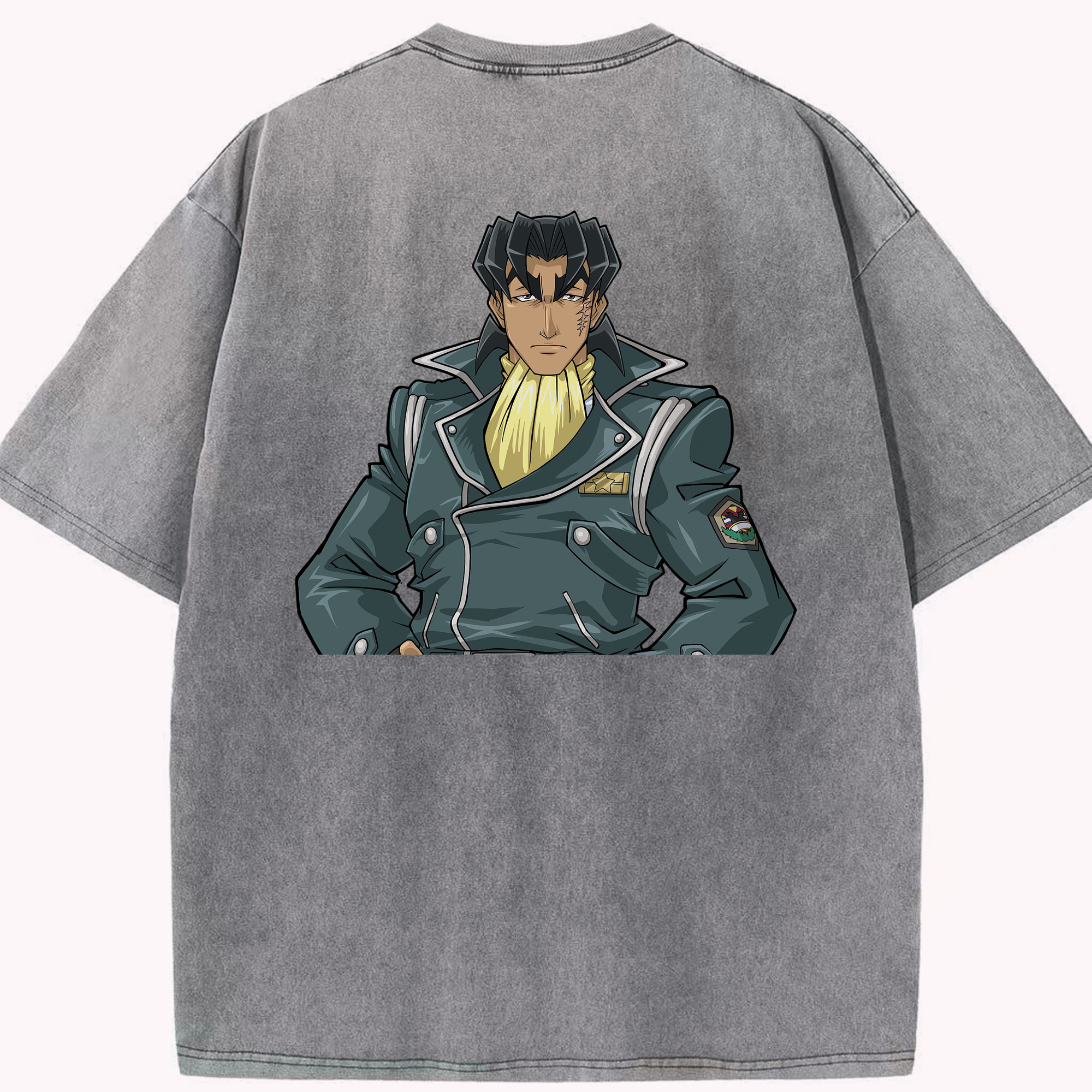 （画像用） 遊☆戯☆王 Yu-Gi-Oh! 綿100% ヴィンテージ風 半袖Tシャツ（背面プリント）