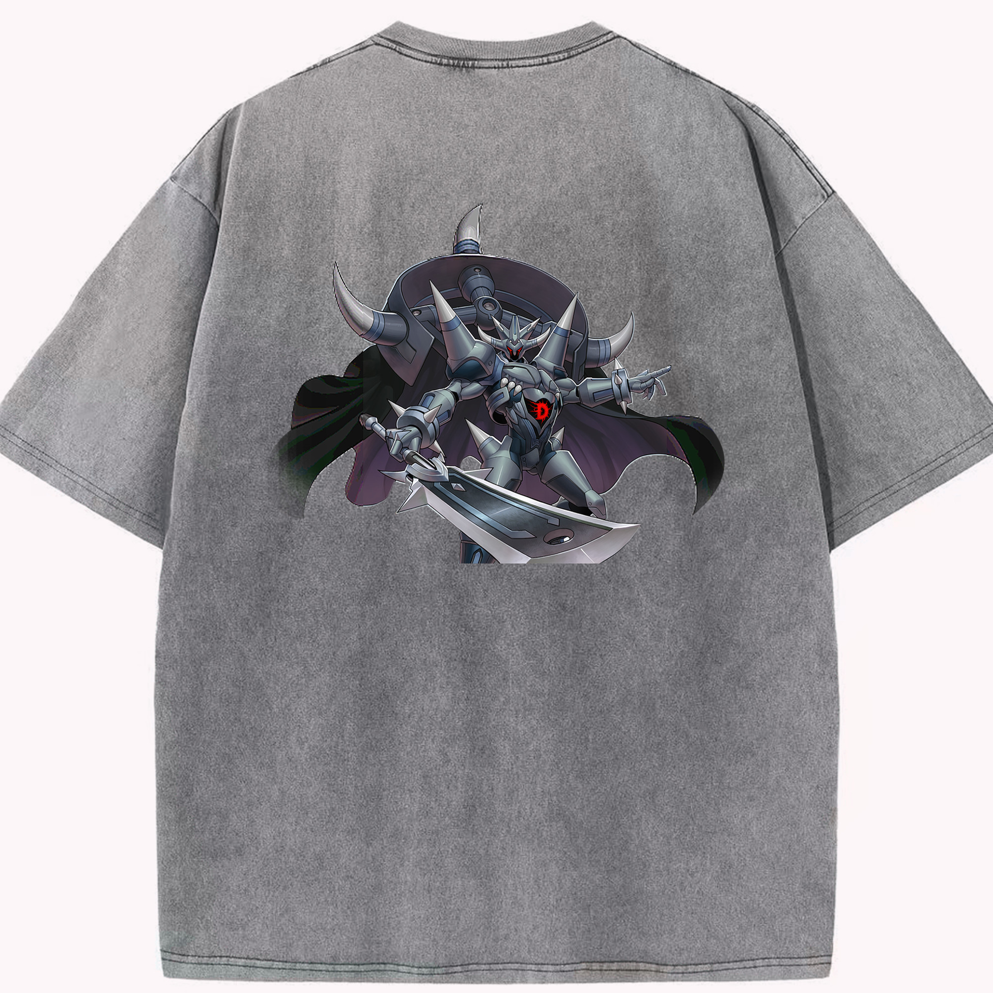 （画像用） 遊☆戯☆王 Yu-Gi-Oh! 綿100% ヴィンテージ風 半袖Tシャツ（背面プリント）