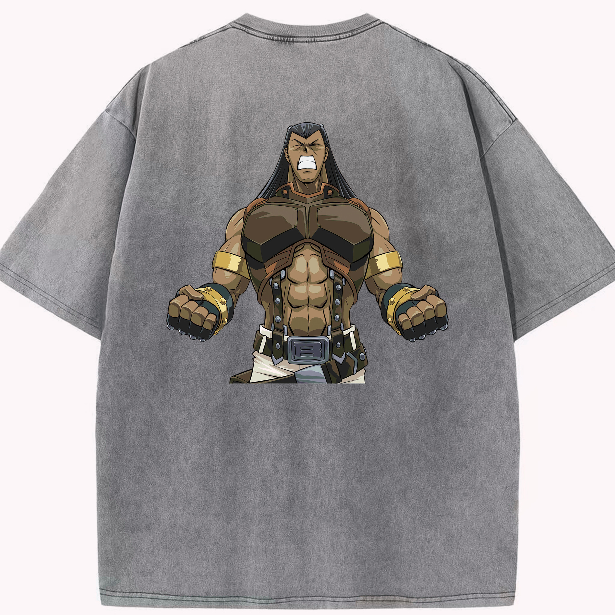 （画像用） 遊☆戯☆王 Yu-Gi-Oh! 綿100% ヴィンテージ風 半袖Tシャツ（背面プリント）