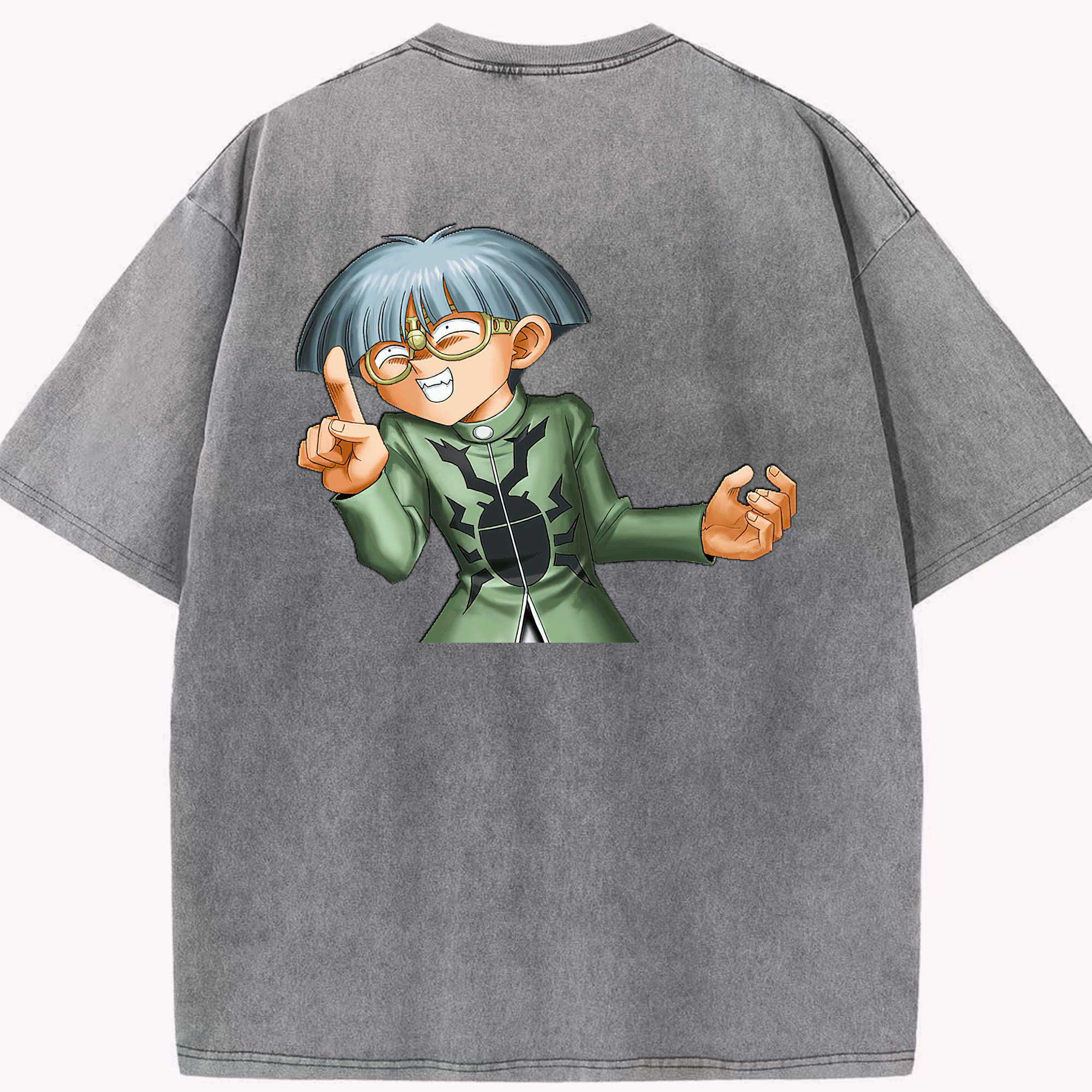 （画像用） 遊☆戯☆王 Yu-Gi-Oh! 綿100% ヴィンテージ風 半袖Tシャツ（背面プリント）