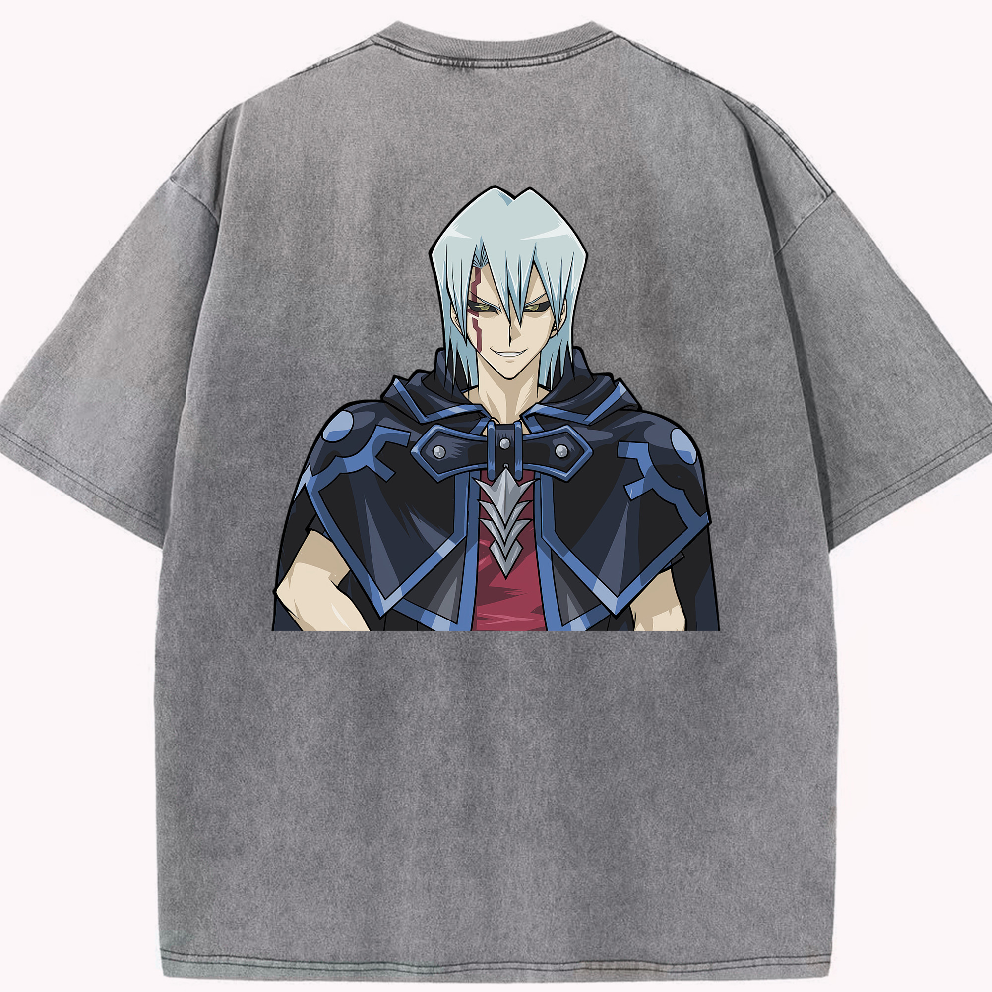 （画像用） 遊☆戯☆王 Yu-Gi-Oh! 綿100% ヴィンテージ風 半袖Tシャツ（背面プリント）