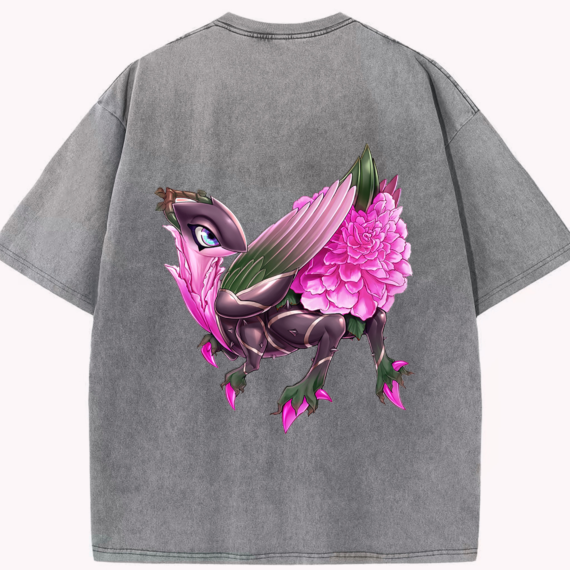 （画像用） 遊☆戯☆王 Yu-Gi-Oh! 綿100% ヴィンテージ風 半袖Tシャツ（背面プリント）