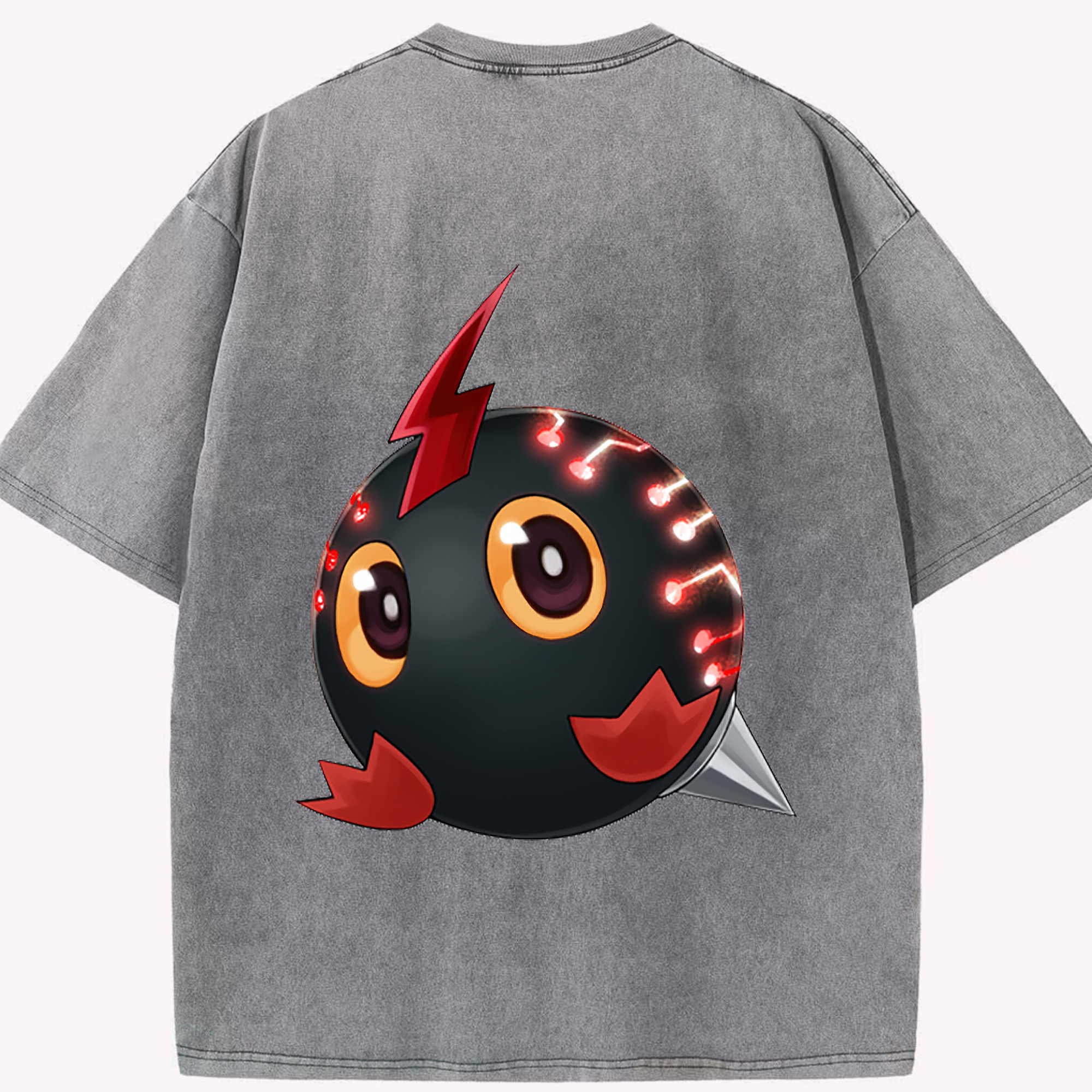 （画像用） 遊☆戯☆王 Yu-Gi-Oh! 綿100% ヴィンテージ風 半袖Tシャツ（背面プリント）