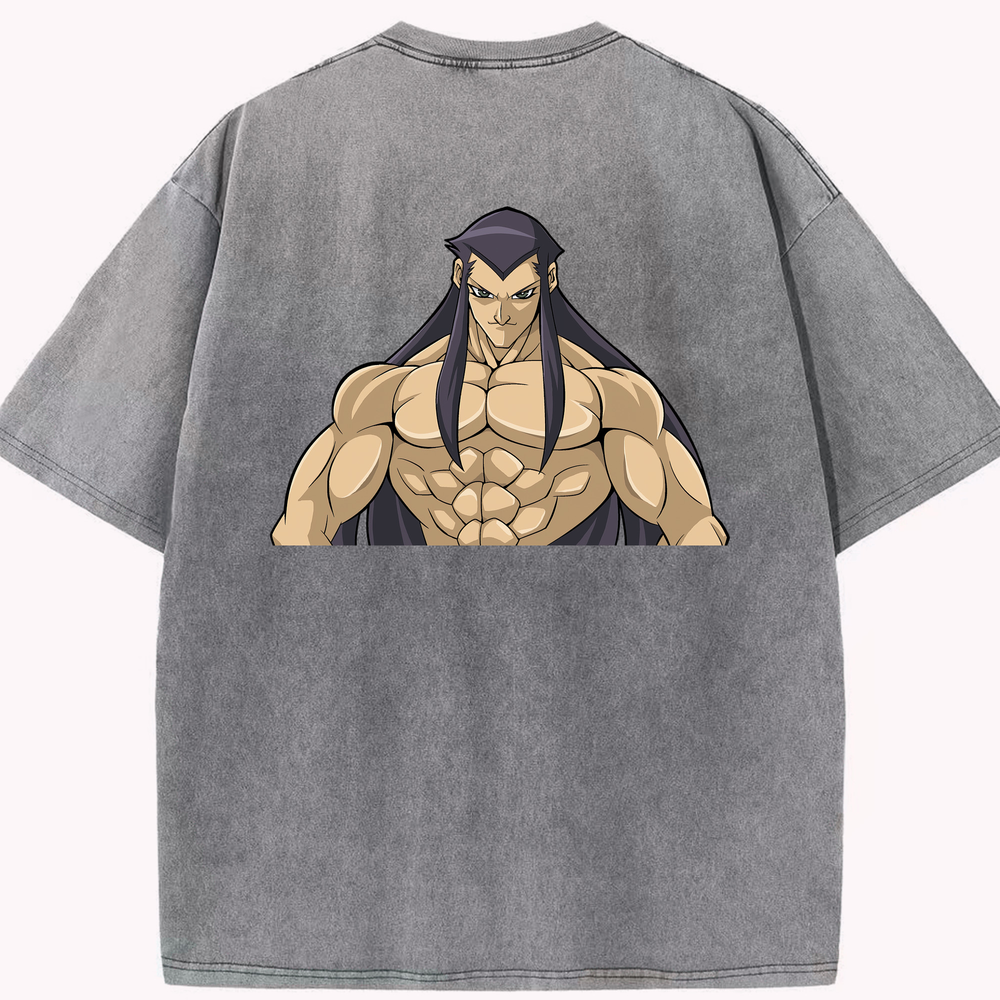 （画像用） 遊☆戯☆王 Yu-Gi-Oh! 綿100% ヴィンテージ風 半袖Tシャツ（背面プリント）