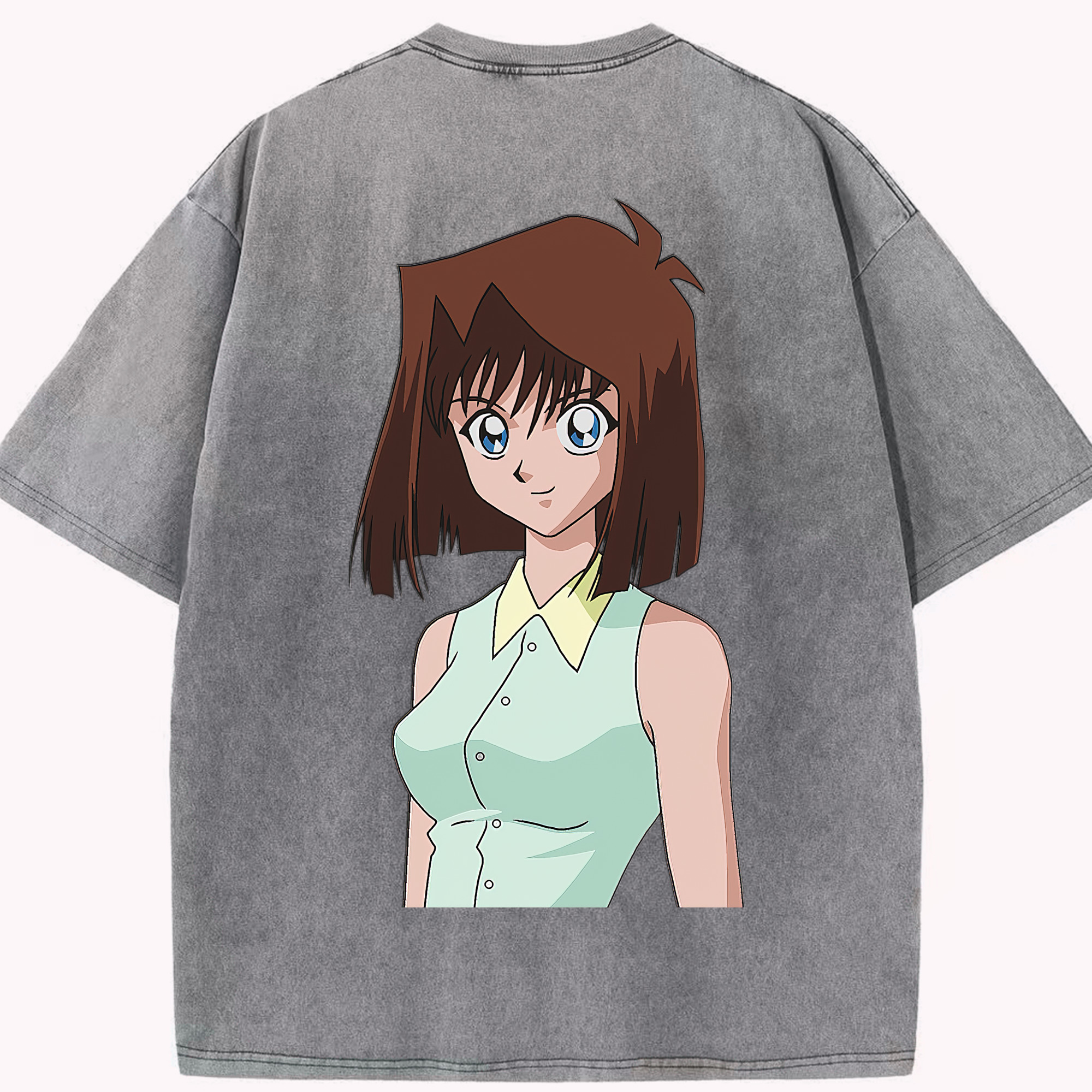 （画像用） 遊☆戯☆王 Yu-Gi-Oh! 綿100% ヴィンテージ風 半袖Tシャツ（背面プリント）