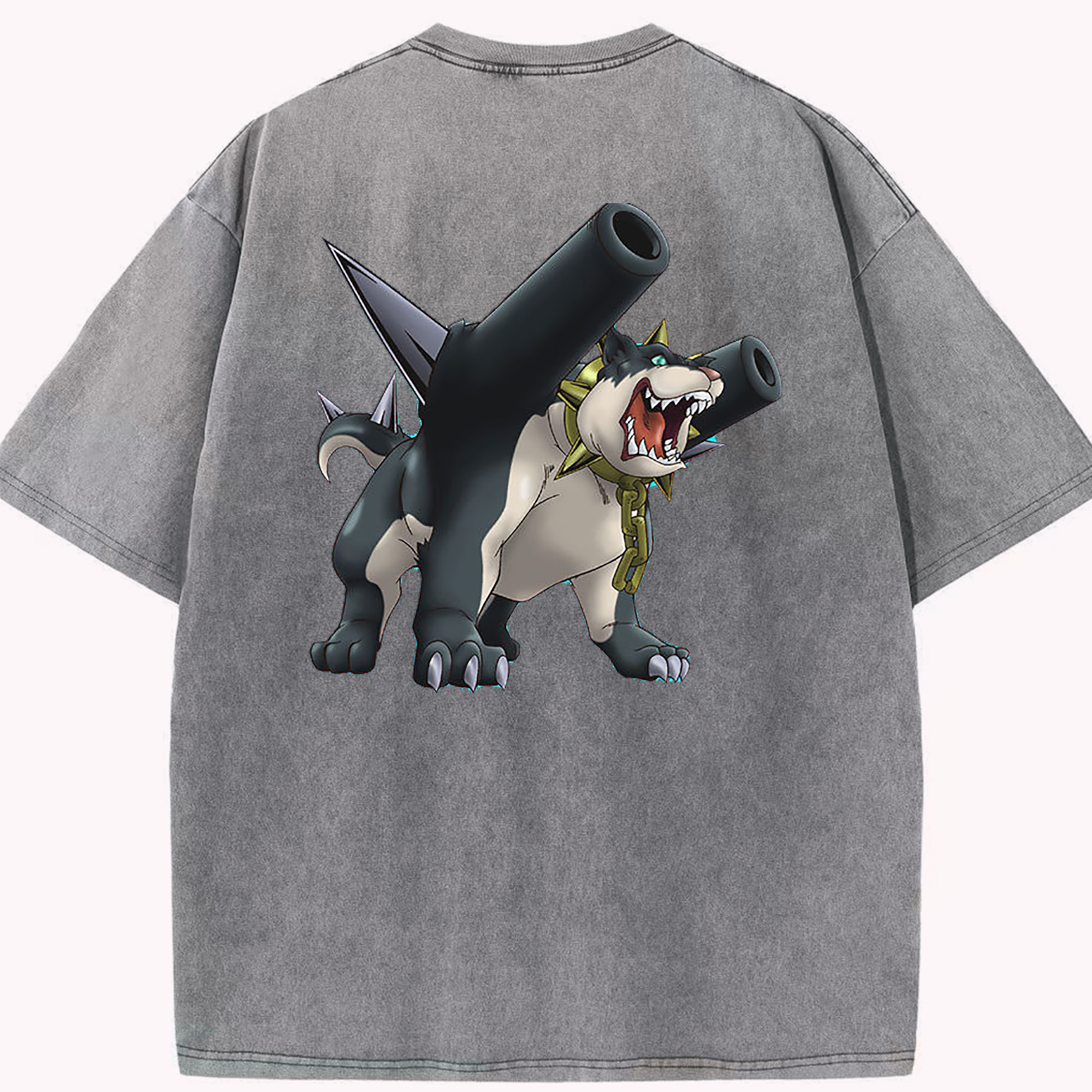 （画像用） 遊☆戯☆王 Yu-Gi-Oh! 綿100% ヴィンテージ風 半袖Tシャツ（背面プリント）