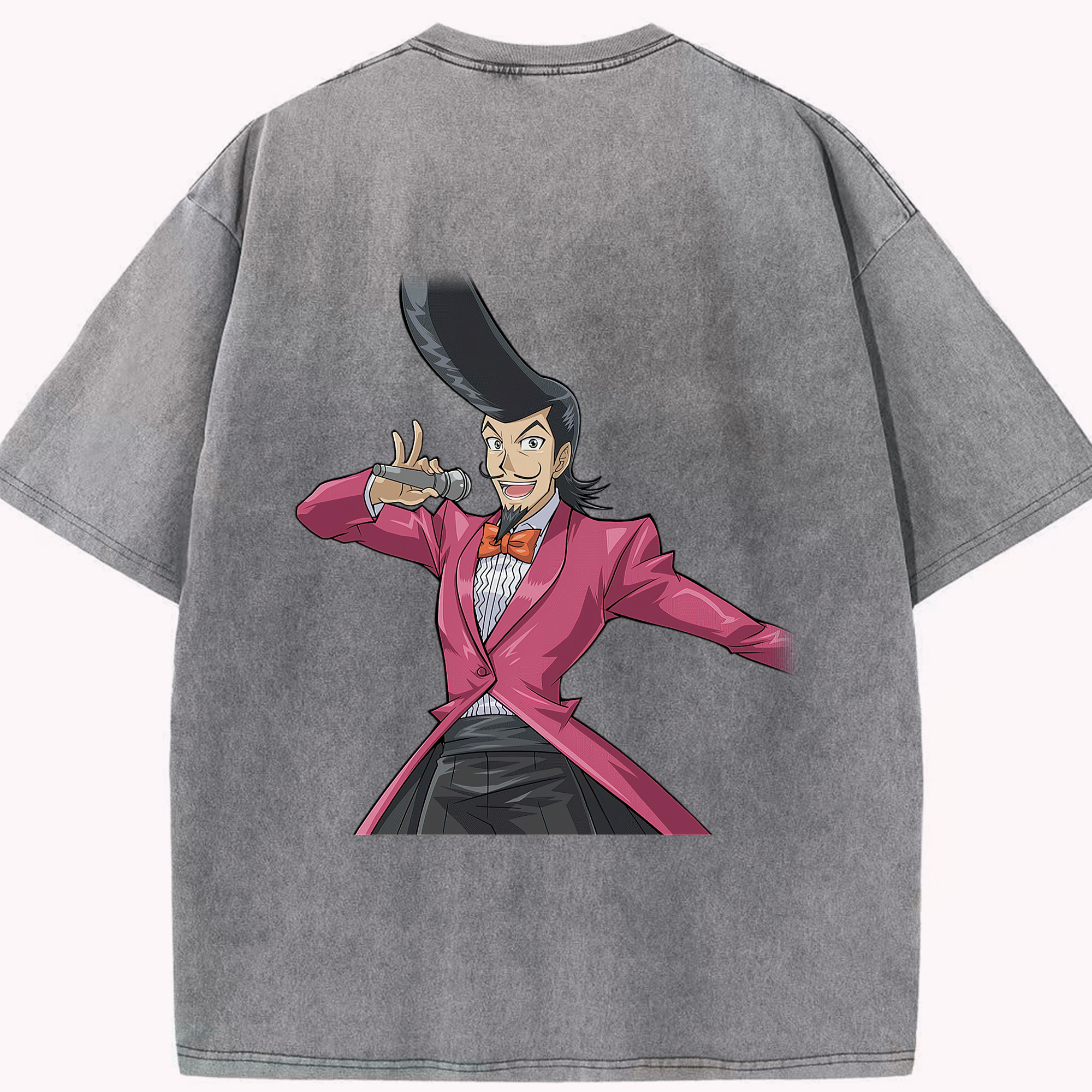 （画像用） 遊☆戯☆王 Yu-Gi-Oh! 綿100% ヴィンテージ風 半袖Tシャツ（背面プリント）