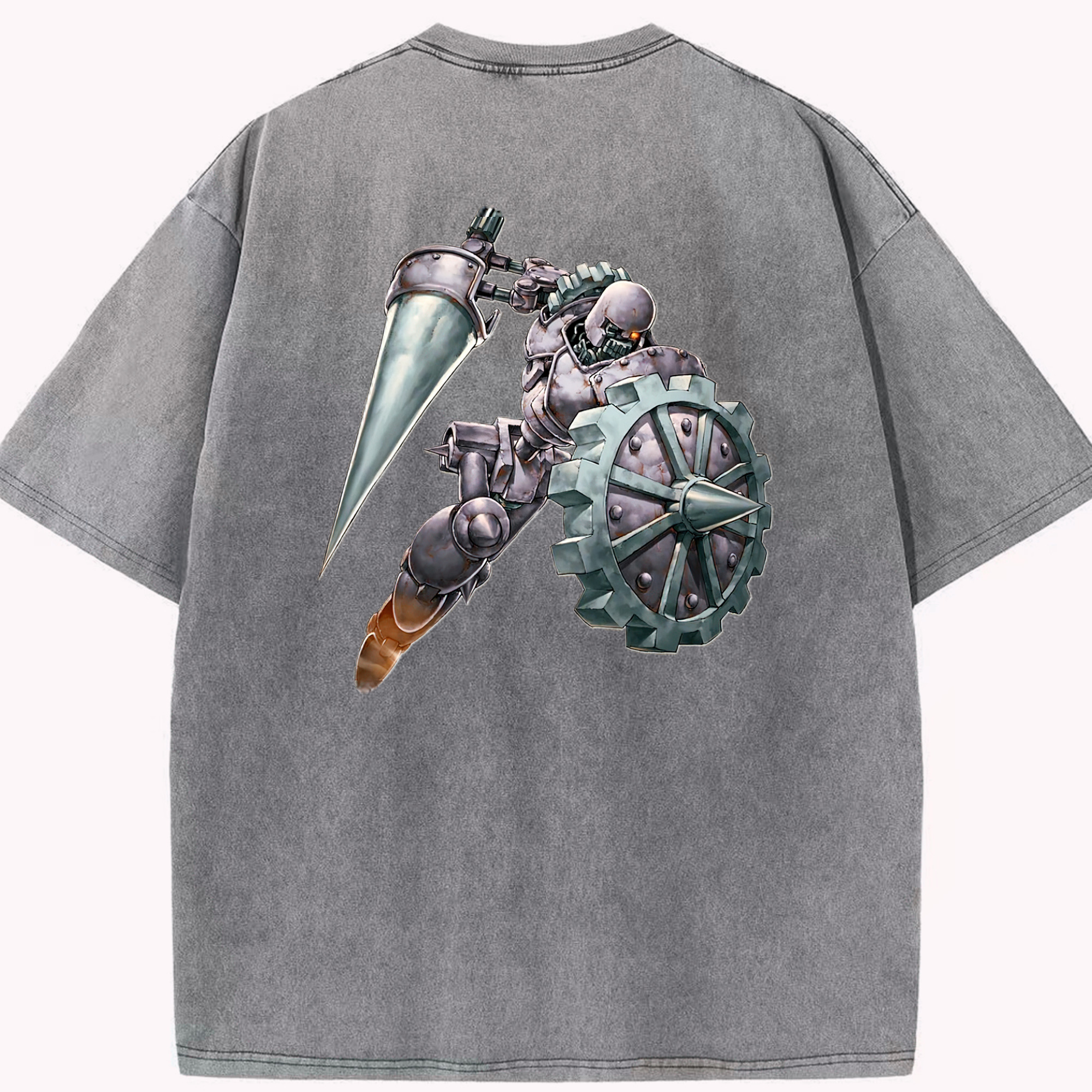 （画像用） 遊☆戯☆王 Yu-Gi-Oh! 綿100% ヴィンテージ風 半袖Tシャツ（背面プリント）