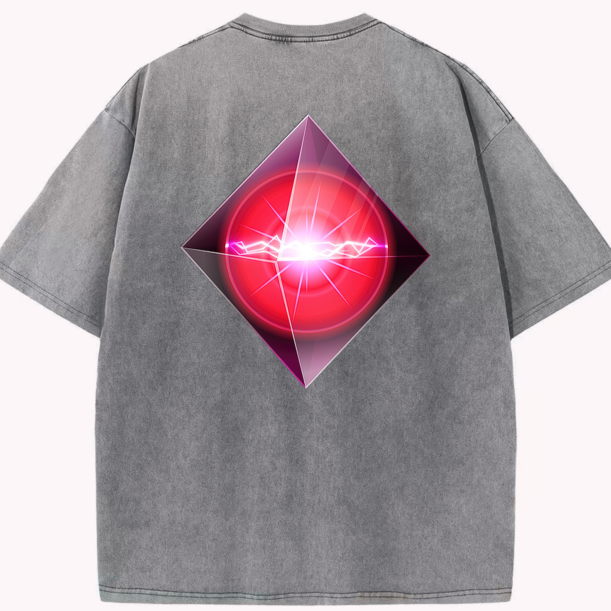 （画像用） 遊☆戯☆王 Yu-Gi-Oh! 綿100% ヴィンテージ風 半袖Tシャツ（背面プリント）