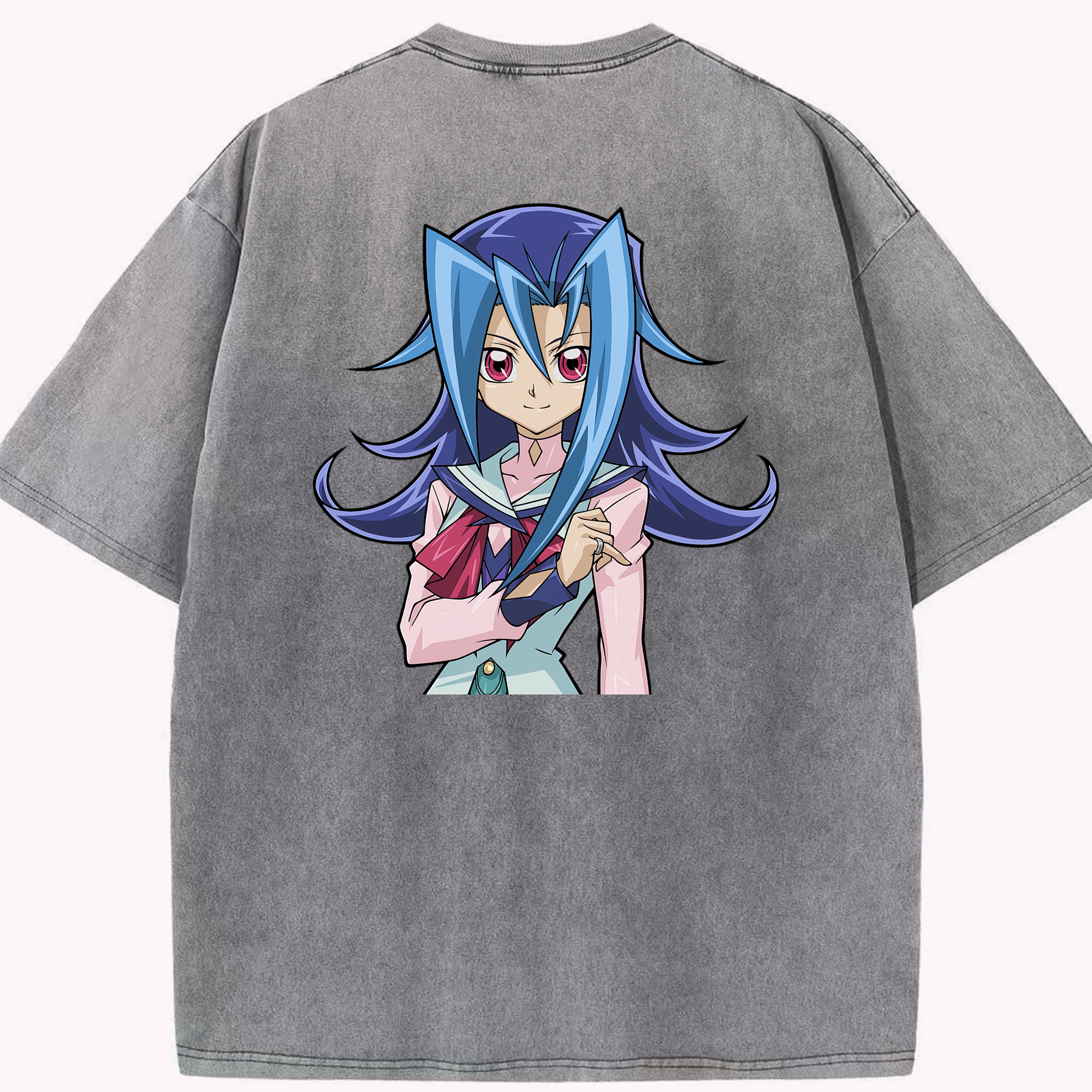 （画像用） 遊☆戯☆王 Yu-Gi-Oh! 綿100% ヴィンテージ風 半袖Tシャツ（背面プリント）