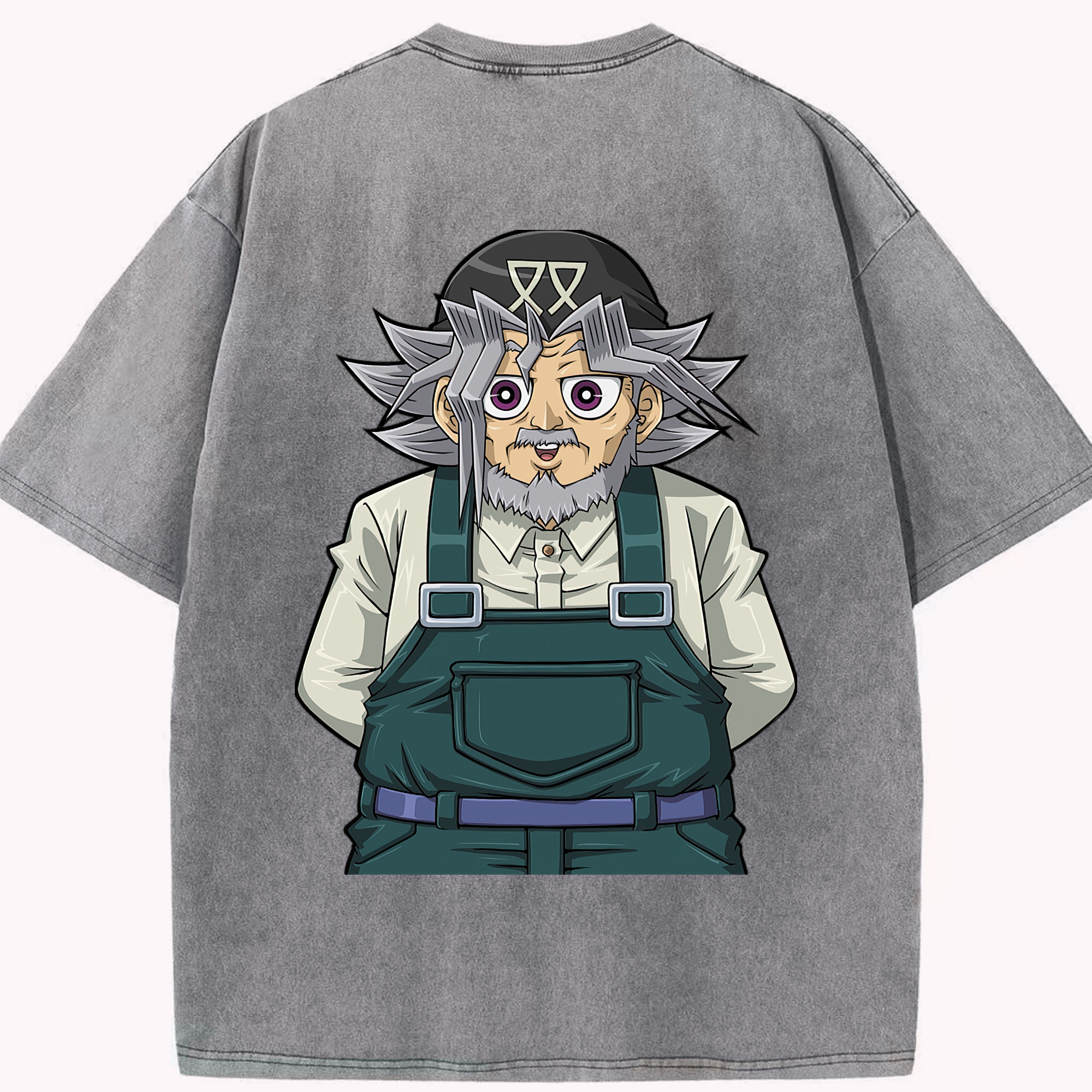 （画像用） 遊☆戯☆王 Yu-Gi-Oh! 綿100% ヴィンテージ風 半袖Tシャツ（背面プリント）