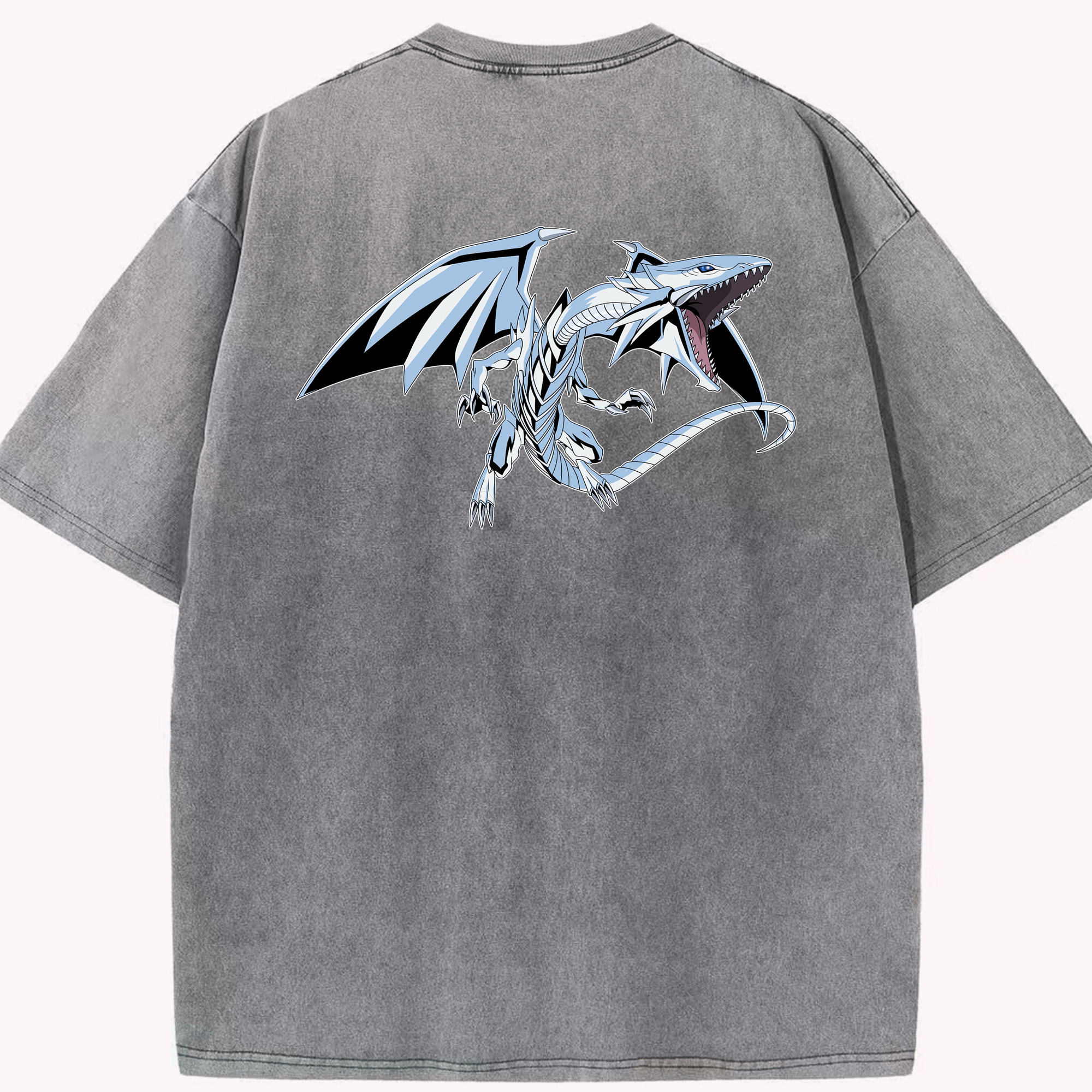 （画像用） 遊☆戯☆王 Yu-Gi-Oh! 綿100% ヴィンテージ風 半袖Tシャツ（背面プリント）