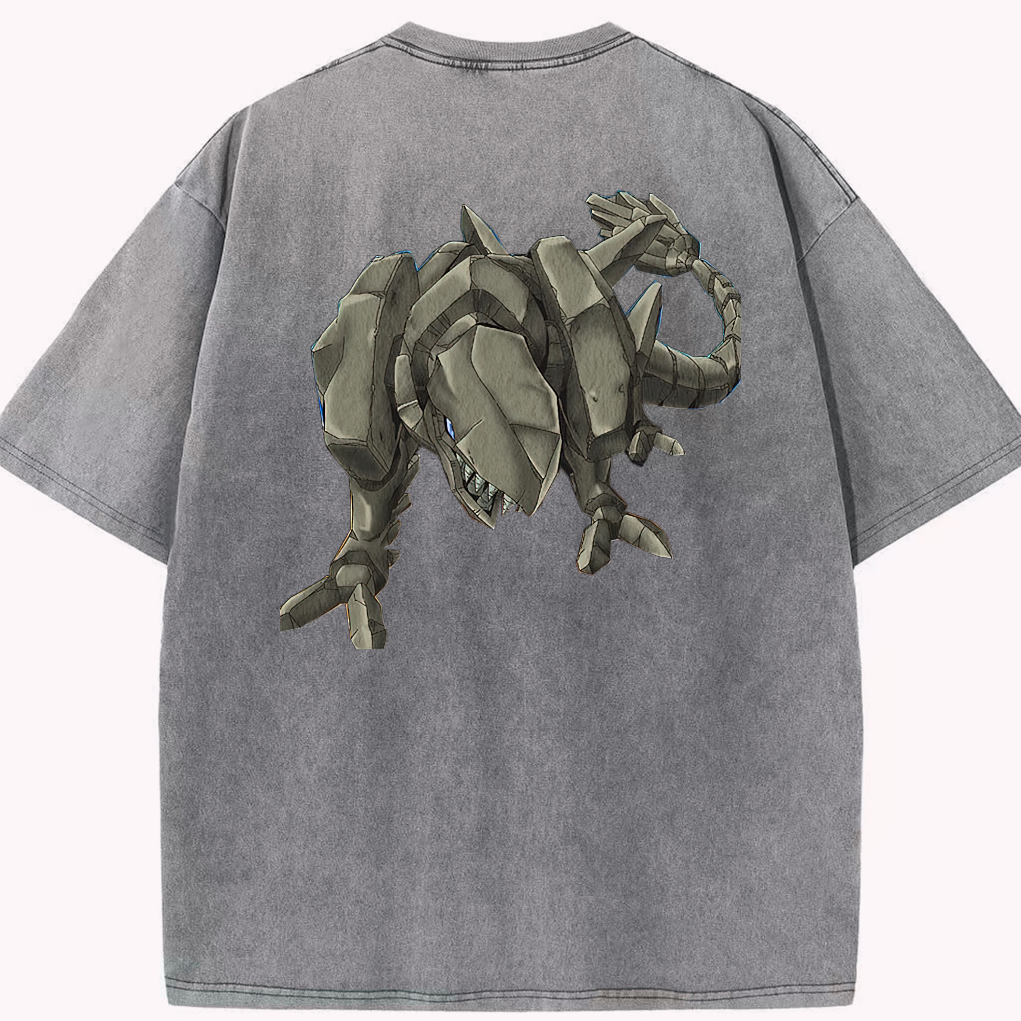 （画像用） 遊☆戯☆王 Yu-Gi-Oh! 綿100% ヴィンテージ風 半袖Tシャツ（背面プリント）