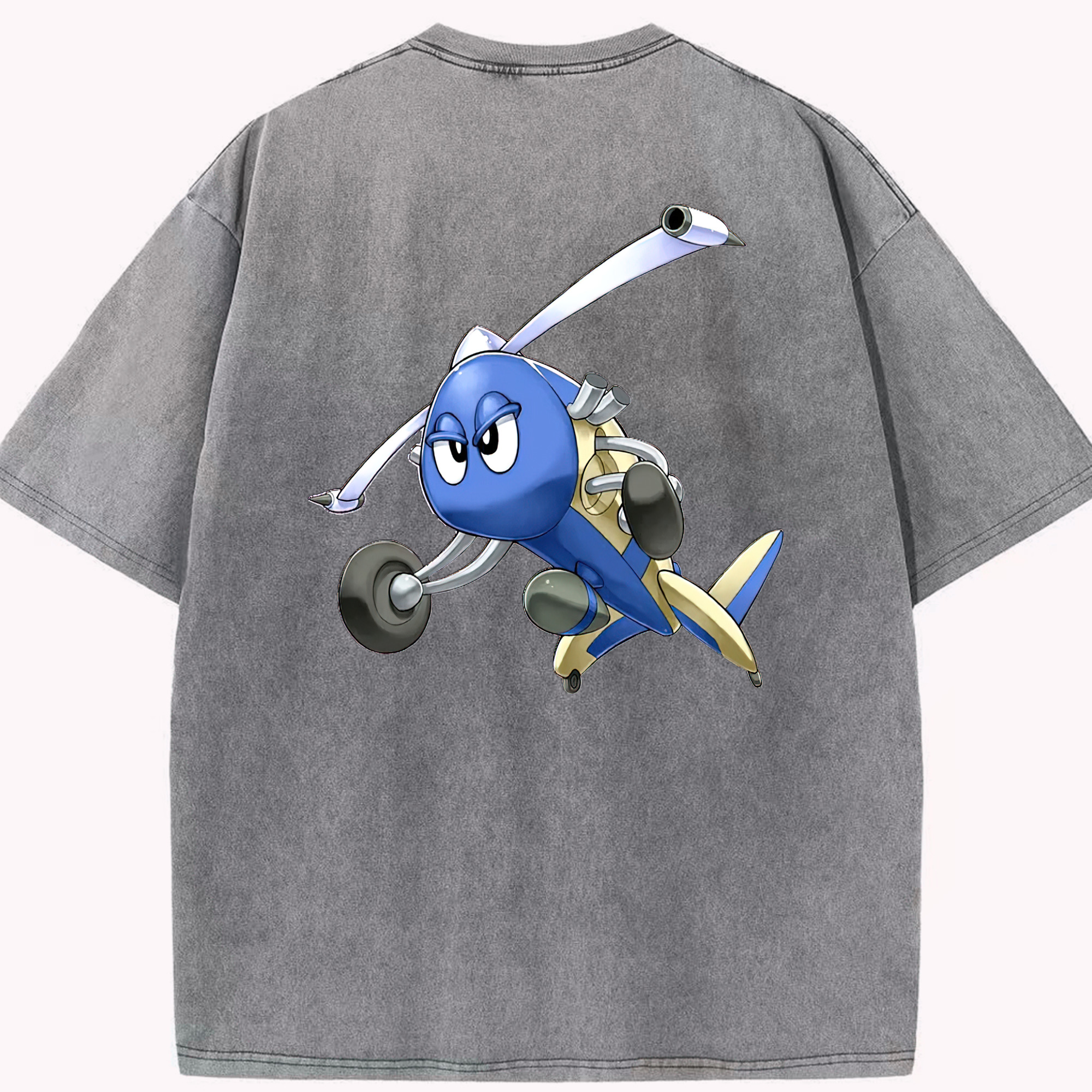 （画像用） 遊☆戯☆王 Yu-Gi-Oh! 綿100% ヴィンテージ風 半袖Tシャツ（背面プリント）