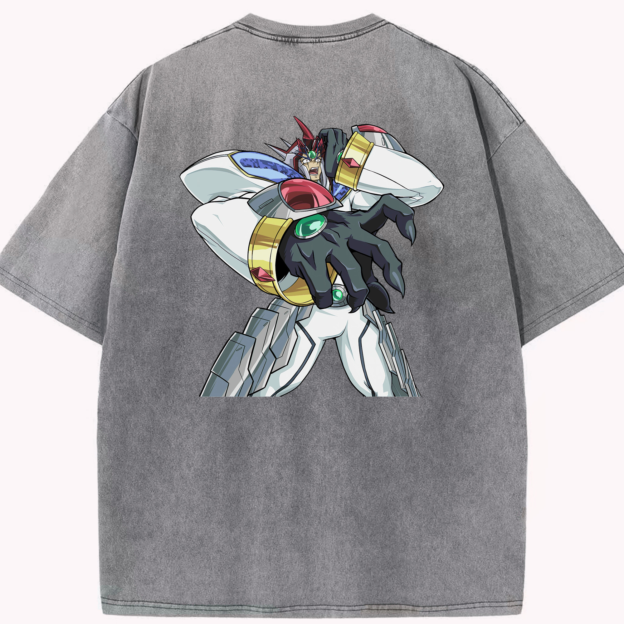 （画像用） 遊☆戯☆王 Yu-Gi-Oh! 綿100% ヴィンテージ風 半袖Tシャツ（背面プリント）