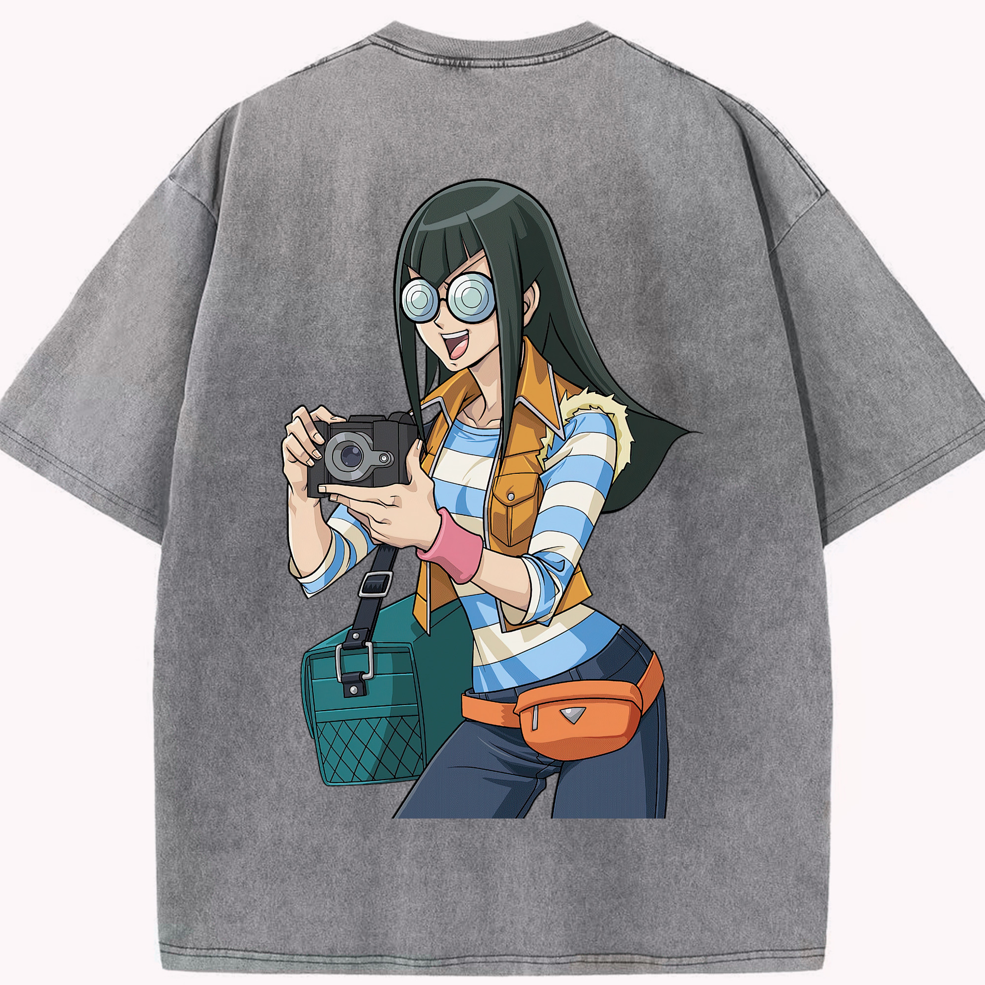 （画像用） 遊☆戯☆王 Yu-Gi-Oh! 綿100% ヴィンテージ風 半袖Tシャツ（背面プリント）