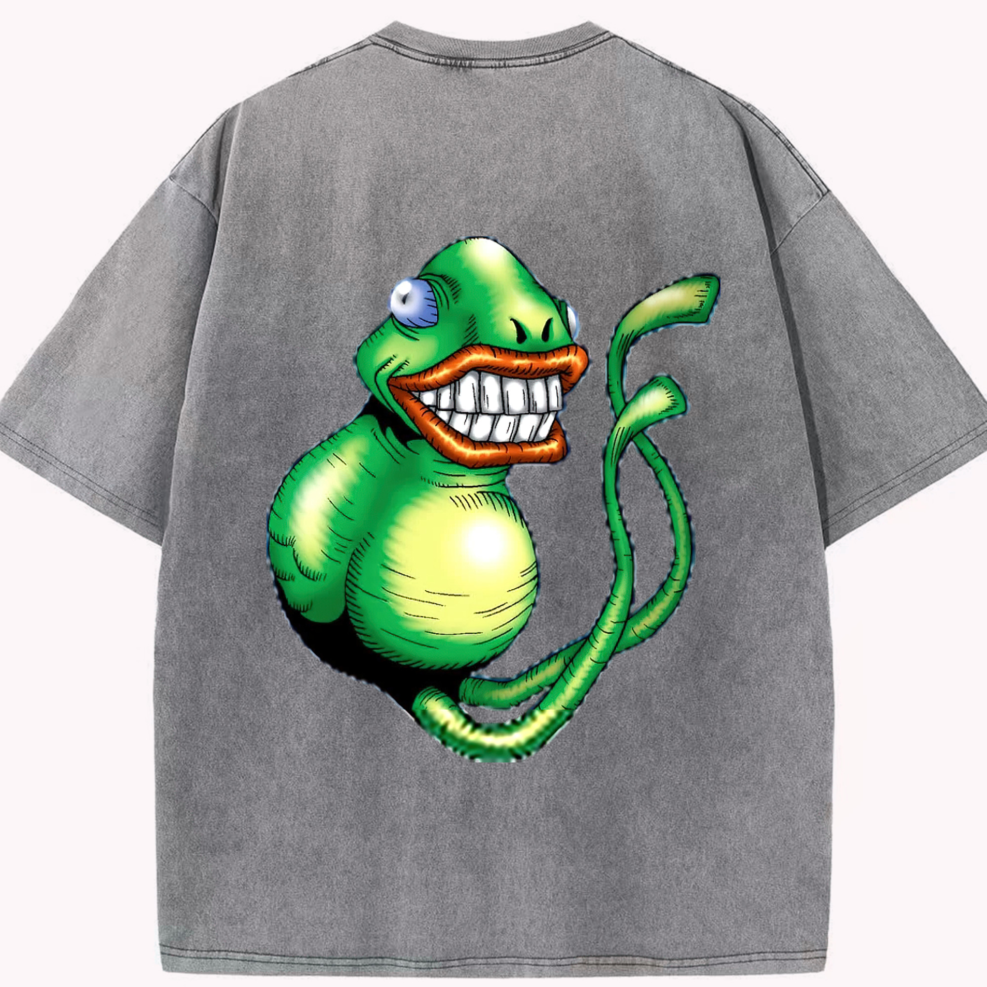 （画像用） 遊☆戯☆王 Yu-Gi-Oh! 綿100% ヴィンテージ風 半袖Tシャツ（背面プリント）