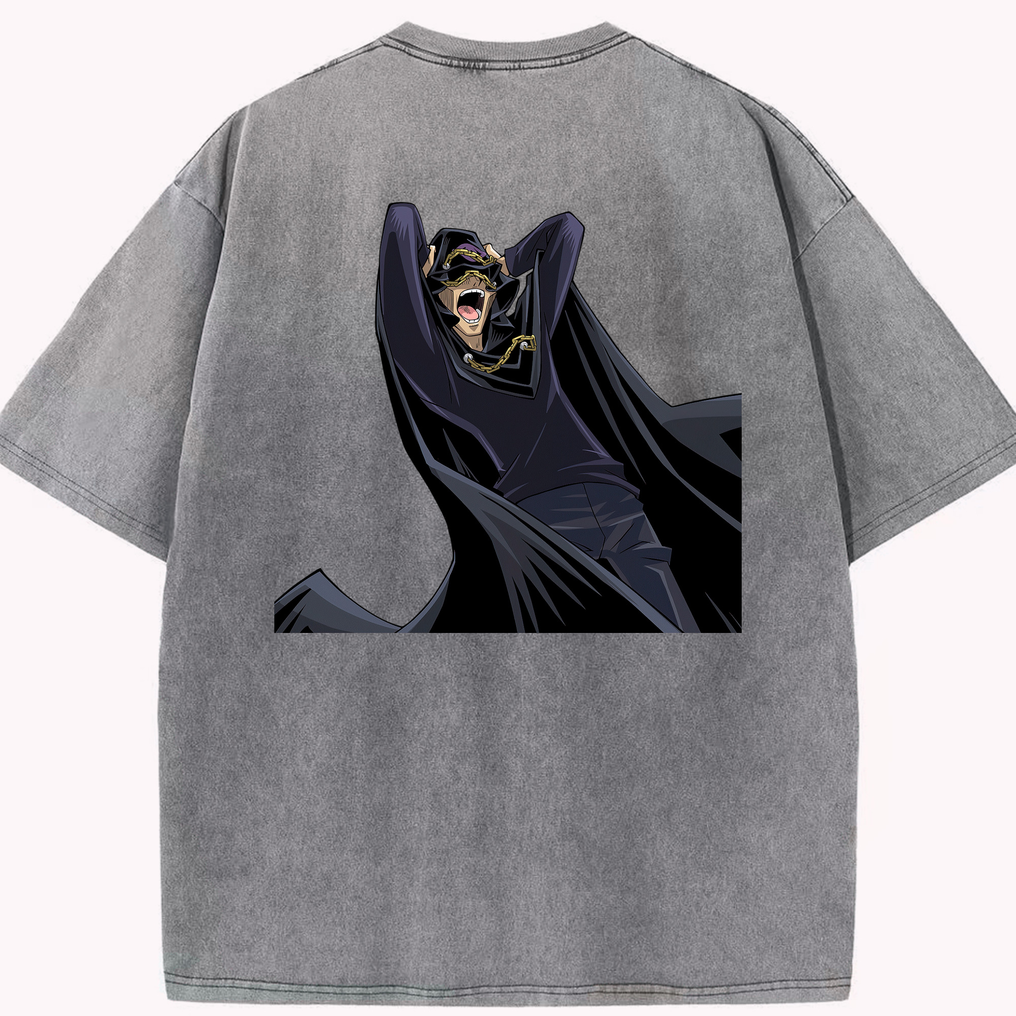 （画像用） 遊☆戯☆王 Yu-Gi-Oh! 綿100% ヴィンテージ風 半袖Tシャツ（背面プリント）