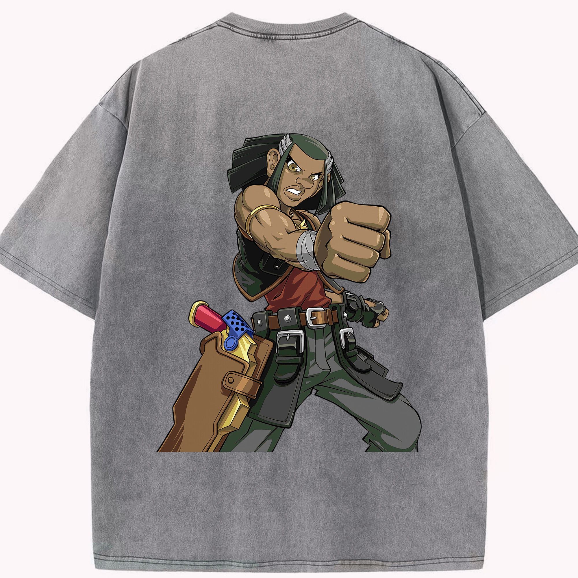 （画像用） 遊☆戯☆王 Yu-Gi-Oh! 綿100% ヴィンテージ風 半袖Tシャツ（背面プリント）