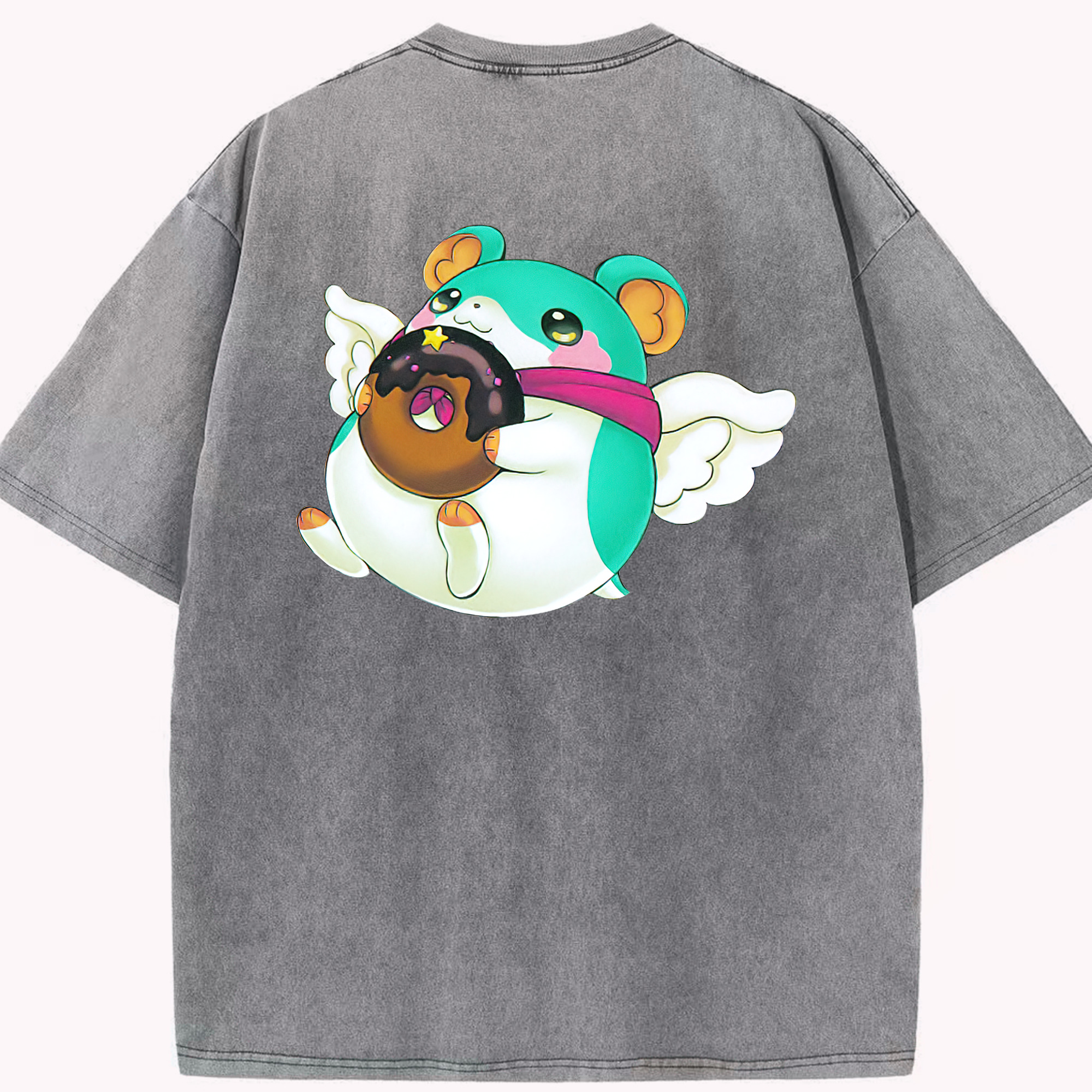 （画像用） 遊☆戯☆王 Yu-Gi-Oh! 綿100% ヴィンテージ風 半袖Tシャツ（背面プリント）