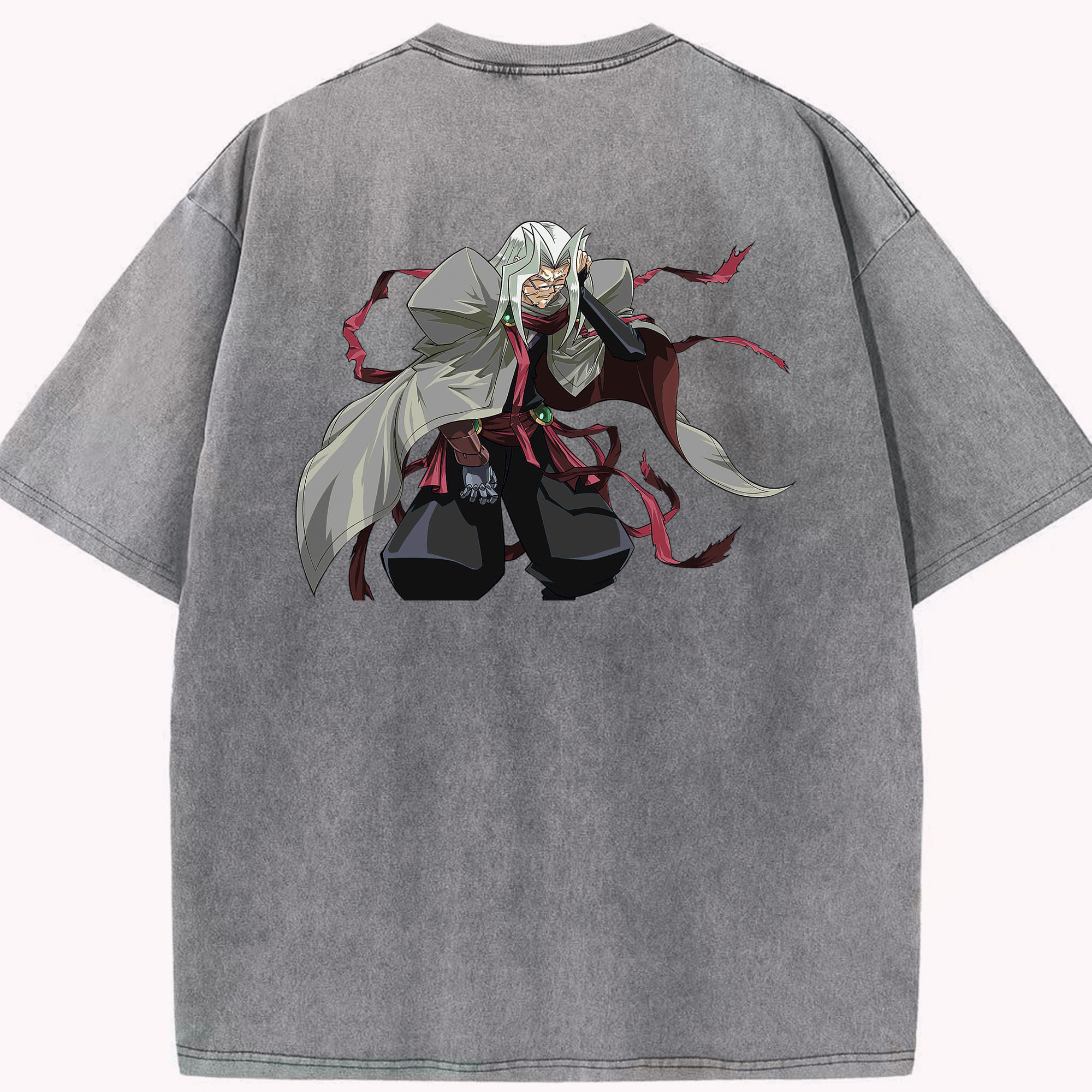 （画像用） 遊☆戯☆王 Yu-Gi-Oh! 綿100% ヴィンテージ風 半袖Tシャツ（背面プリント）