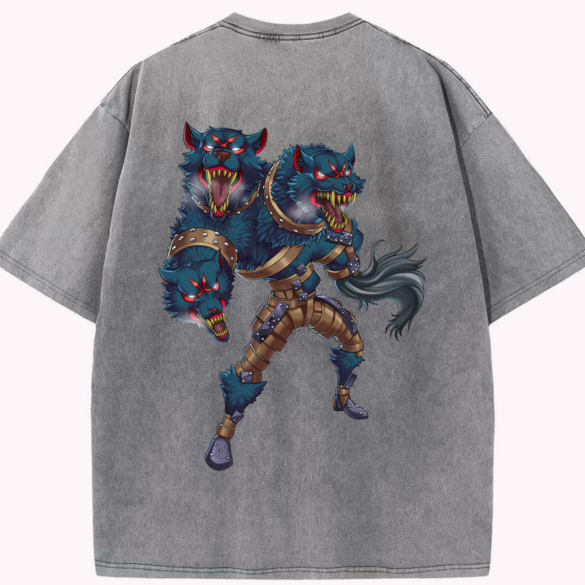 （画像用） 遊☆戯☆王 Yu-Gi-Oh! 綿100% ヴィンテージ風 半袖Tシャツ（背面プリント）