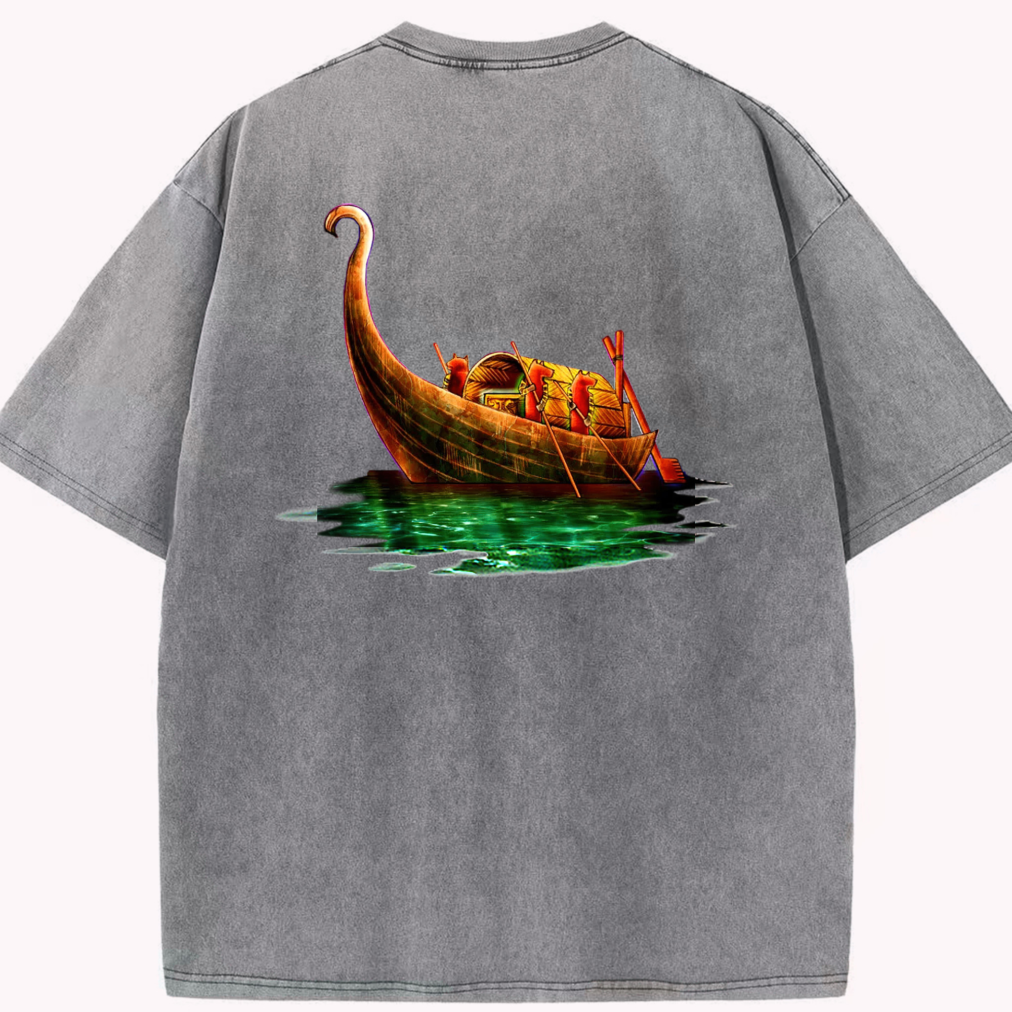 （画像用） 遊☆戯☆王 Yu-Gi-Oh! 綿100% ヴィンテージ風 半袖Tシャツ（背面プリント）