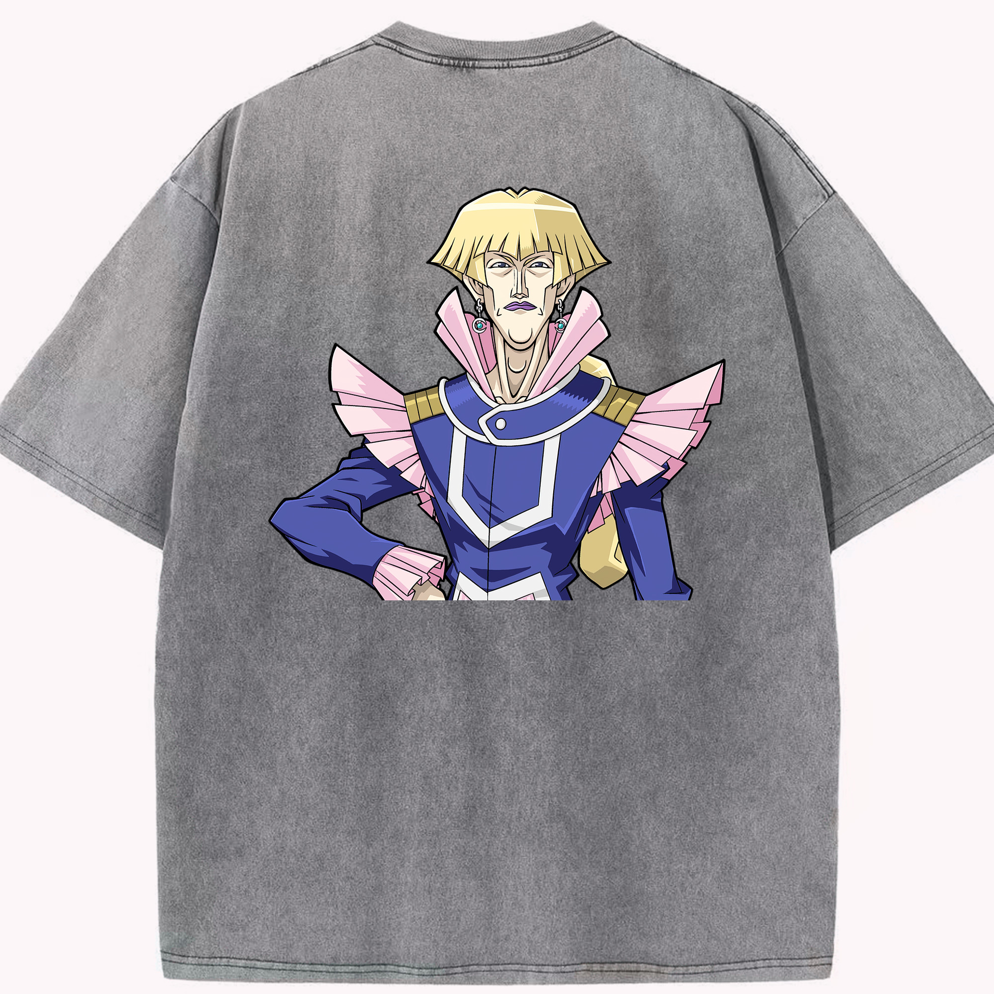 （画像用） 遊☆戯☆王 Yu-Gi-Oh! 綿100% ヴィンテージ風 半袖Tシャツ（背面プリント）