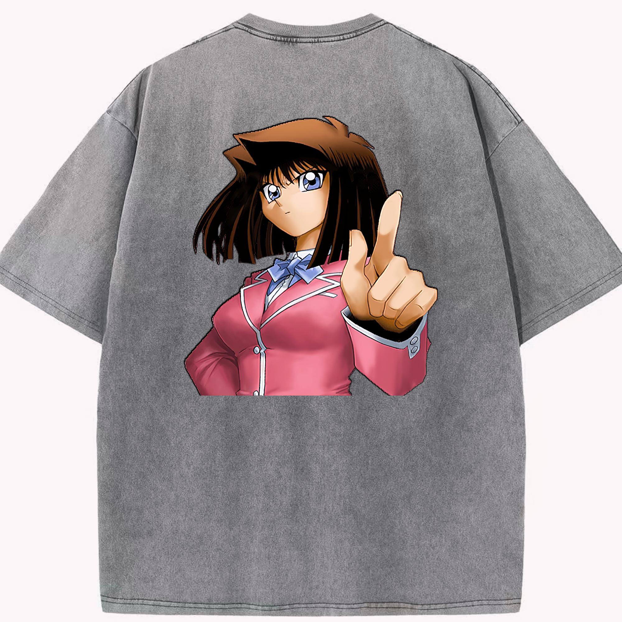 （画像用） 遊☆戯☆王 Yu-Gi-Oh! 綿100% ヴィンテージ風 半袖Tシャツ（背面プリント）