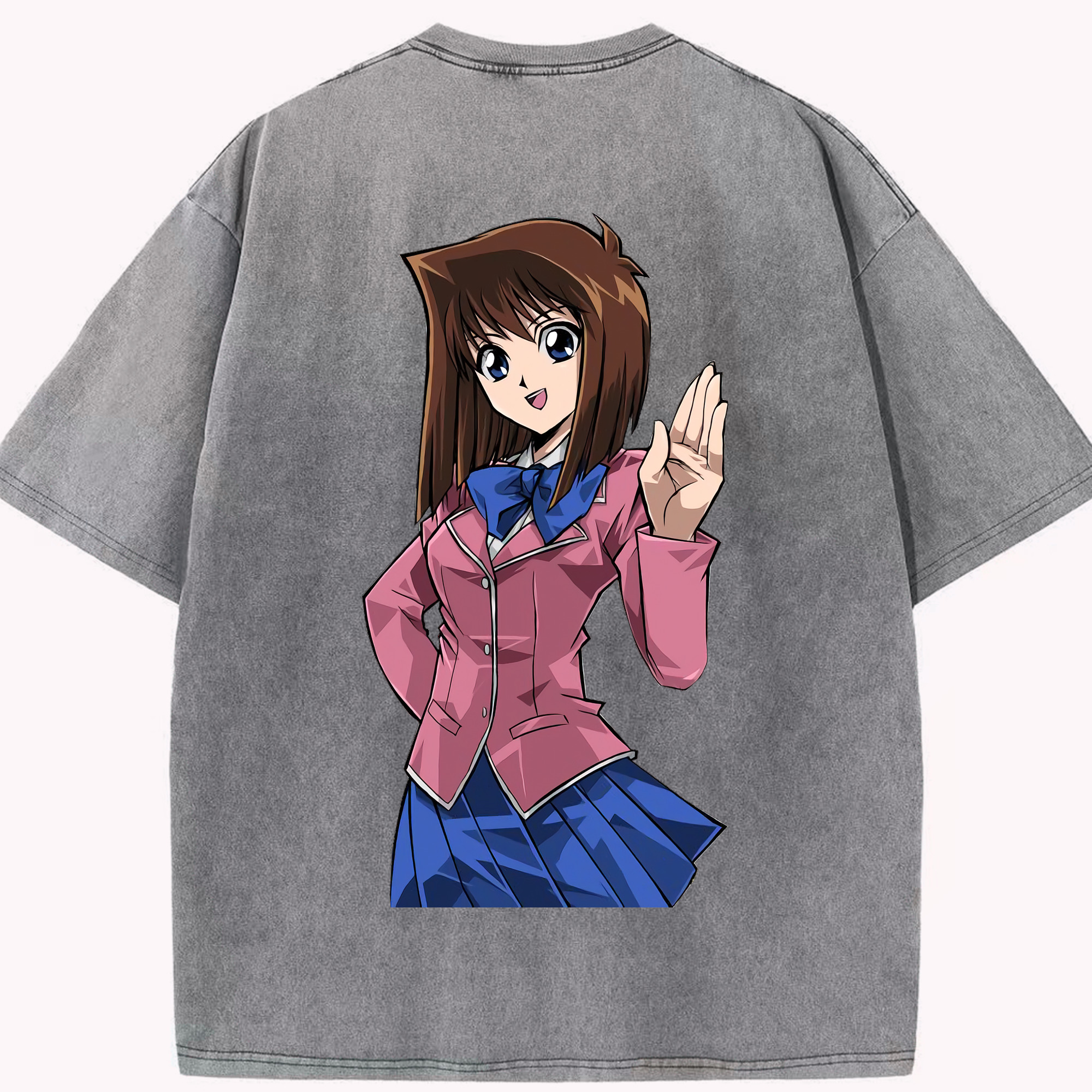 （画像用） 遊☆戯☆王 Yu-Gi-Oh! 綿100% ヴィンテージ風 半袖Tシャツ（背面プリント）