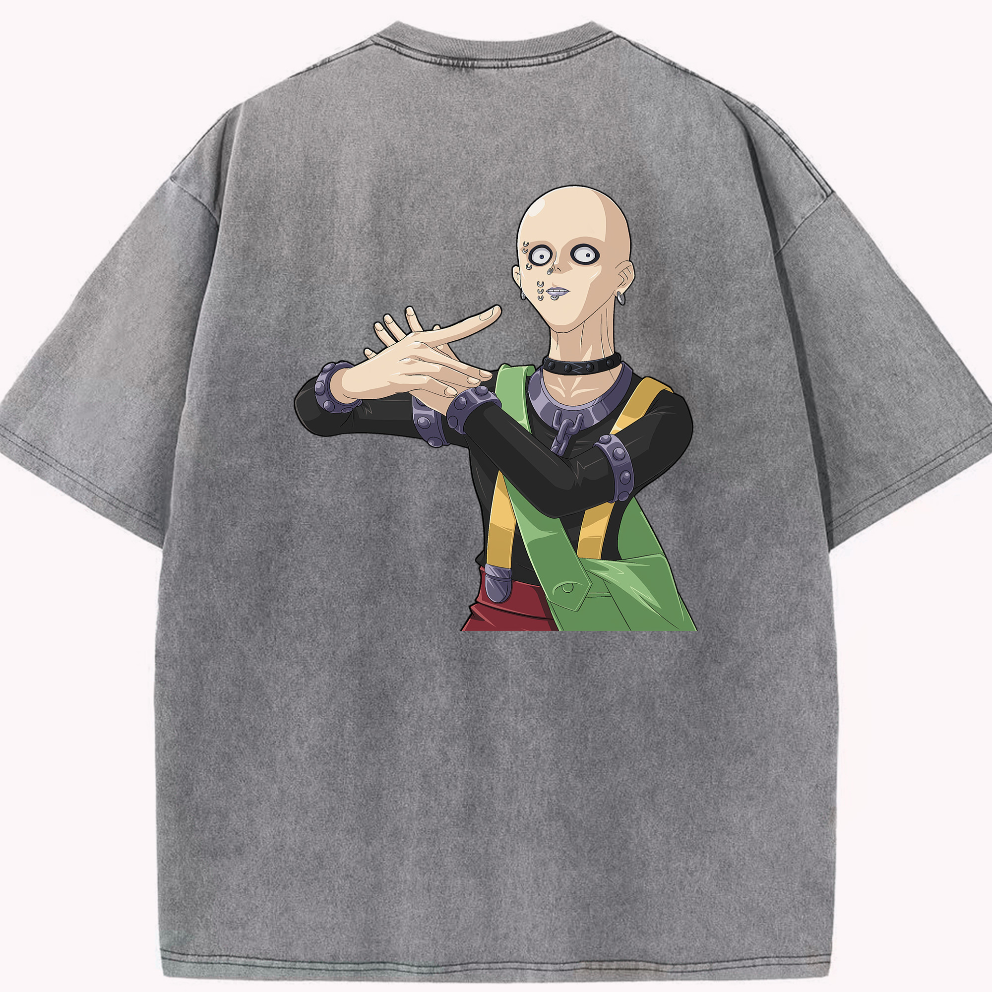 （画像用） 遊☆戯☆王 Yu-Gi-Oh! 綿100% ヴィンテージ風 半袖Tシャツ（背面プリント）