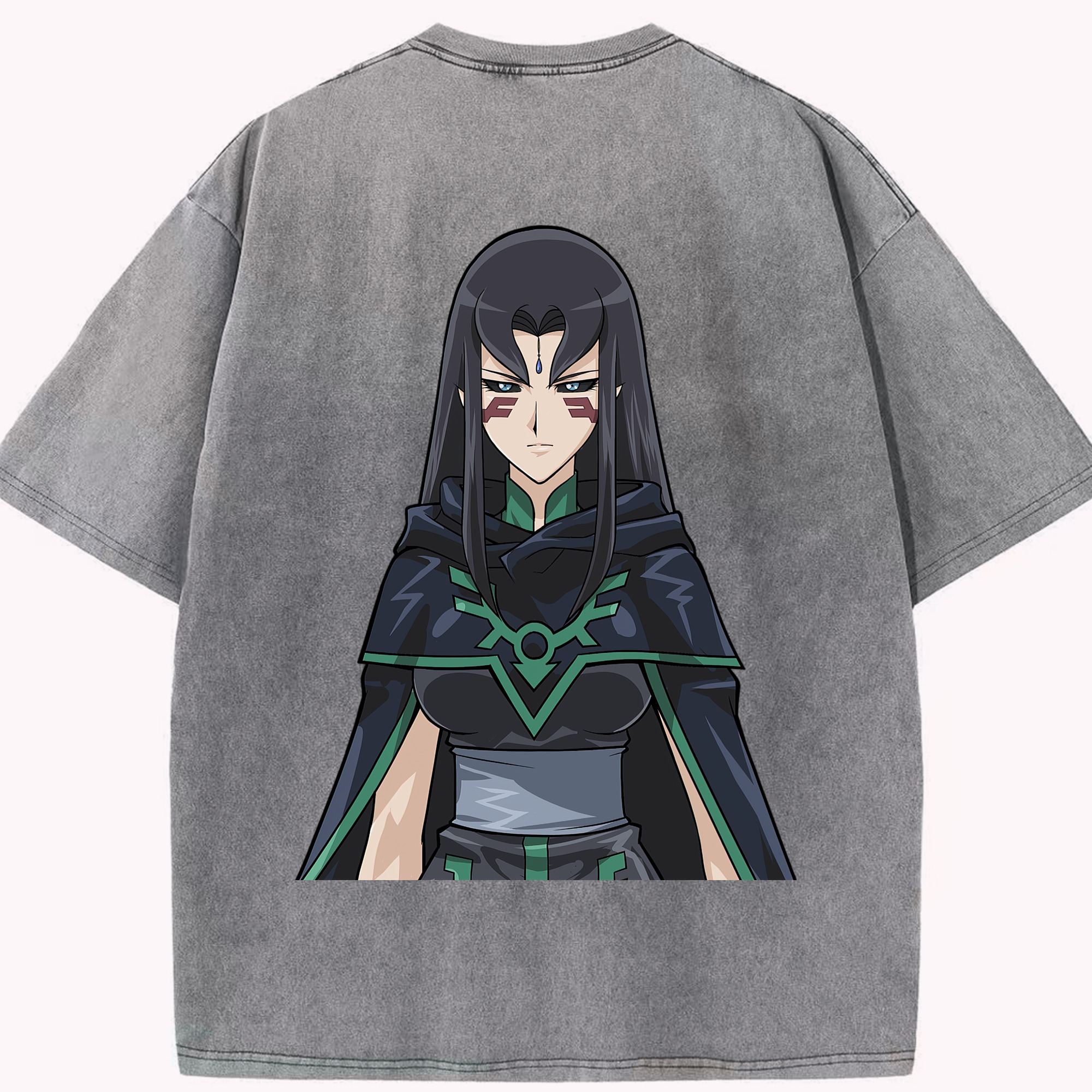 （画像用） 遊☆戯☆王 Yu-Gi-Oh! 綿100% ヴィンテージ風 半袖Tシャツ（背面プリント）
